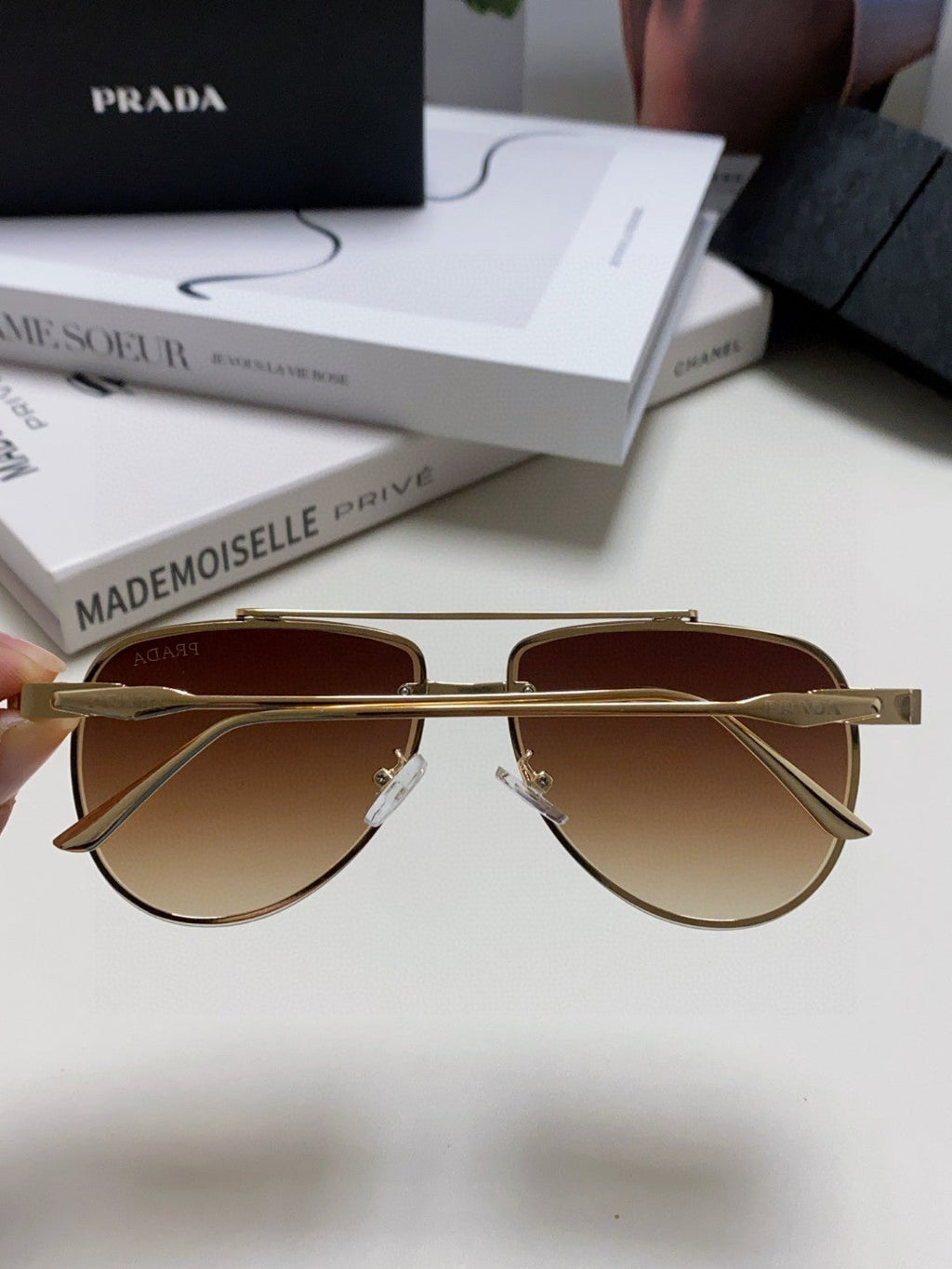 Prada Fashion Gray Lens Sunglasses for Men & Women - 487050 - detail image 4