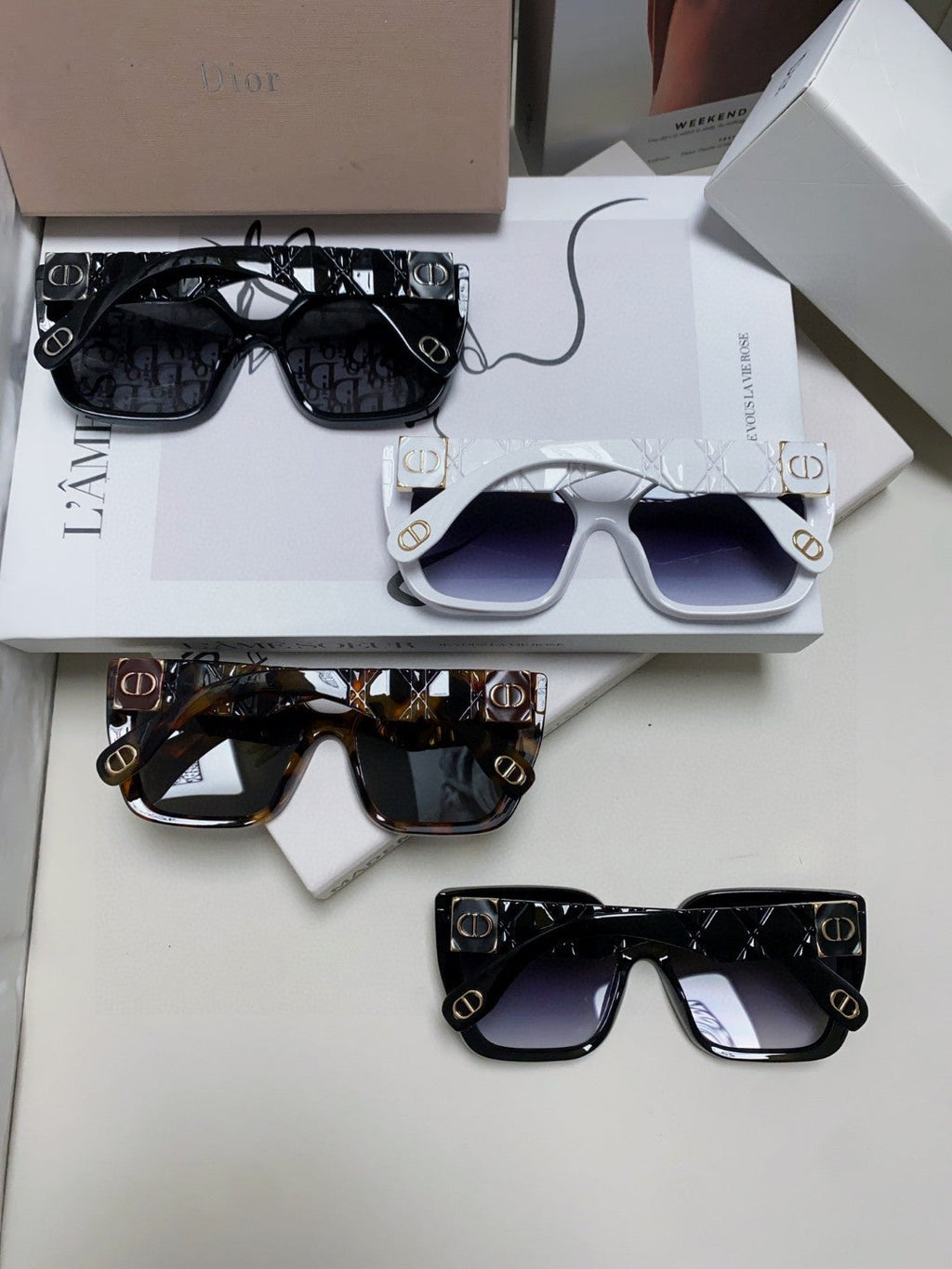 Dior Fashion Silver Lens Sunglasses for Women - 371934 - detail image 8