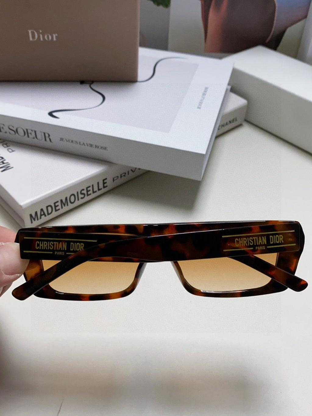 Dior Square Brown Lens Sunglasses for Men & Women - 371936 - detail image 4
