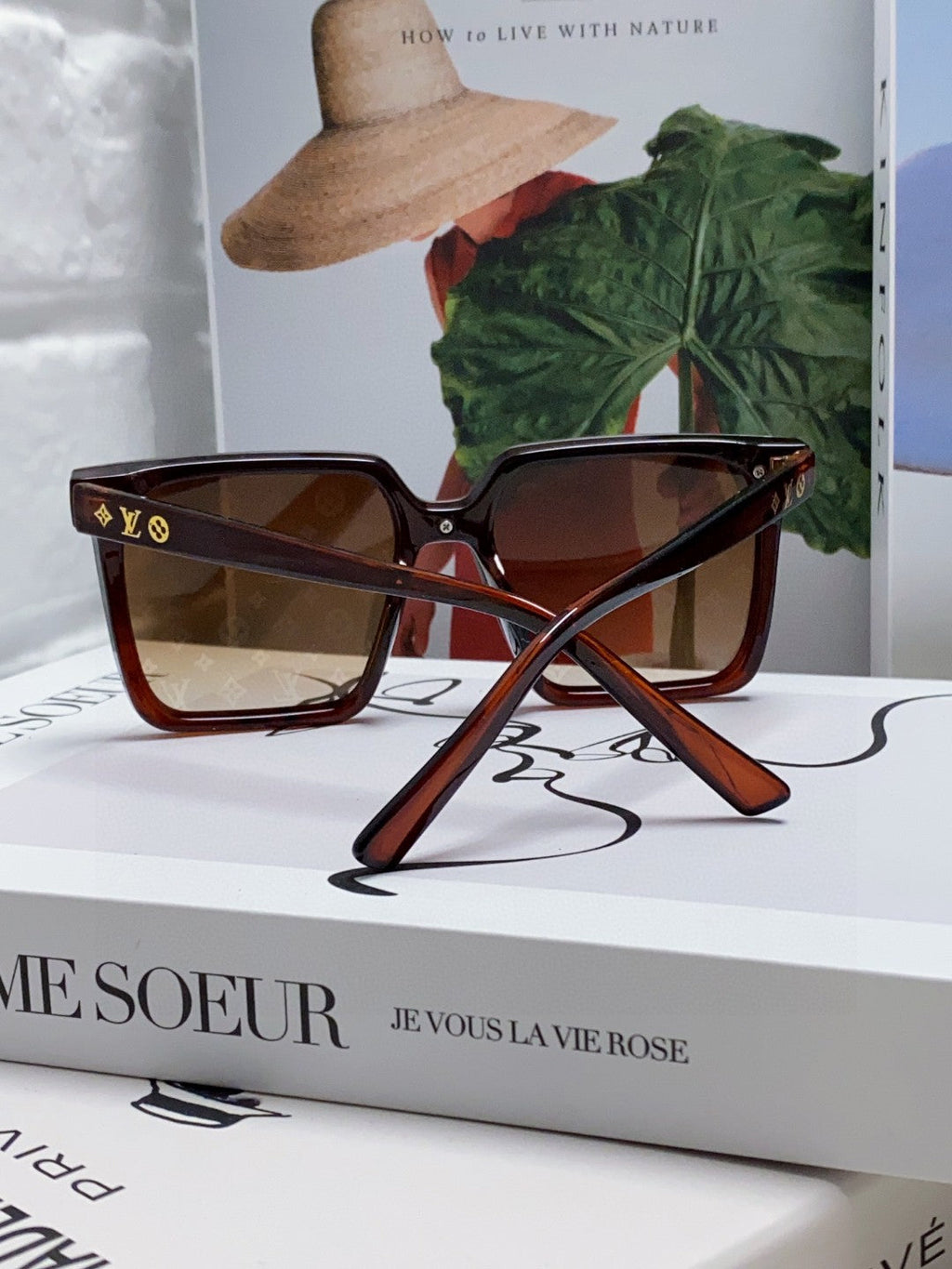 Louis Vuitton Fashion Brown Lens Sunglasses for Men & Women - 448638 - detail image 2