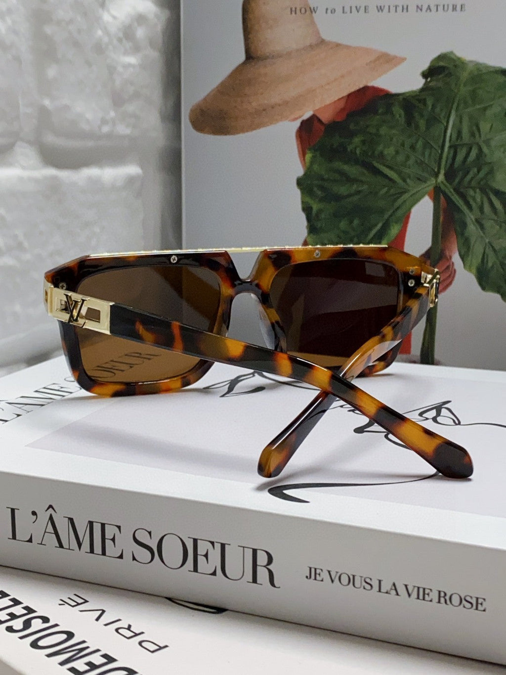 Louis Vuitton Fashion Brown Lens Sunglasses for Men & Women - 448644