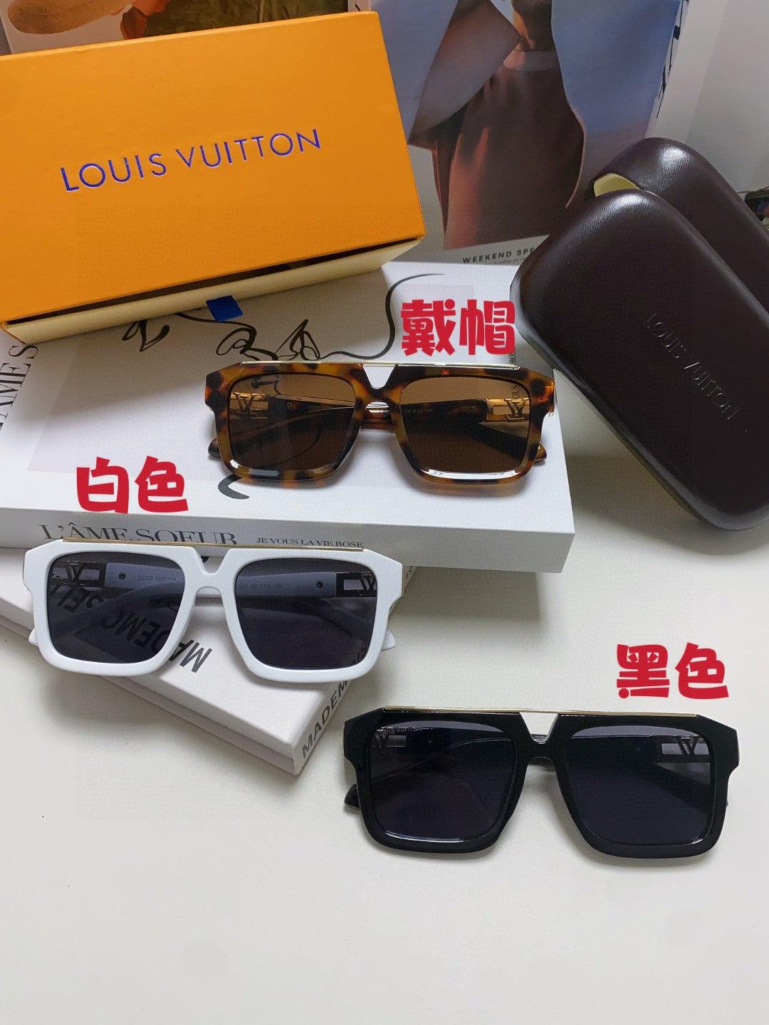 Louis Vuitton Fashion Brown Lens Sunglasses for Men & Women - 448644 - detail image 8