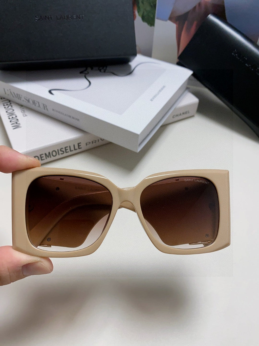 Saint Laurent Fashion Brown Lens Sunglasses for Men & Women - 465424 - detail image 3