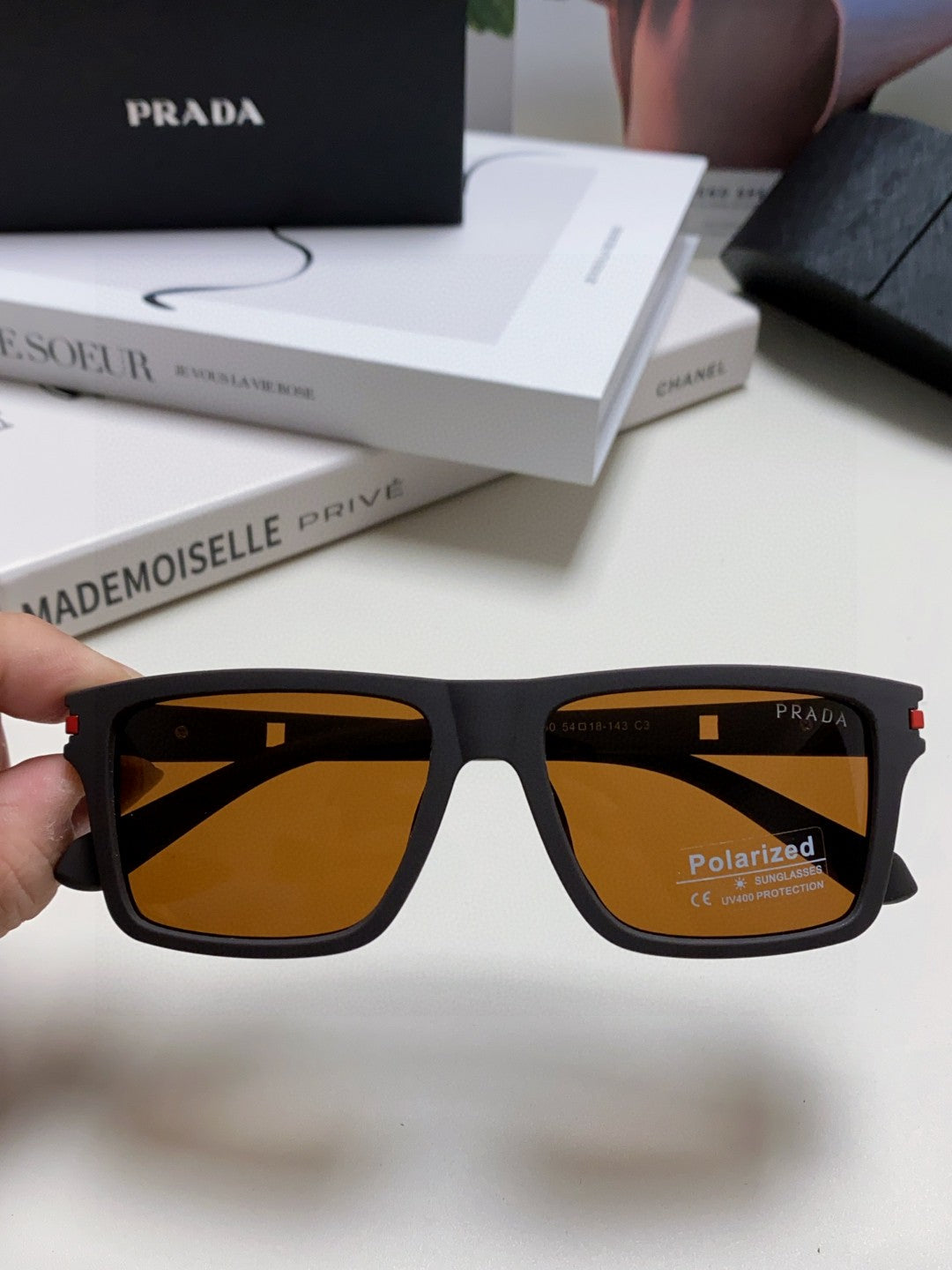 Prada Fashion Gray Lens Sunglasses for Men & Women - 465535 - detail image 3