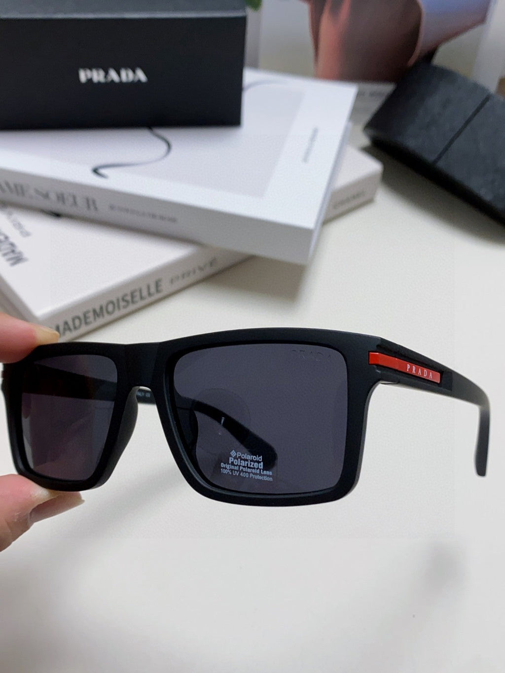 Prada Fashion Silver Lens Sunglasses for Men & Women - 465537 - detail image 5
