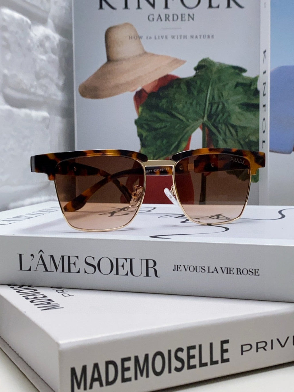 Prada Metal Fashion Red Lens Sunglasses for Men & Women - 465544 - detail image 3