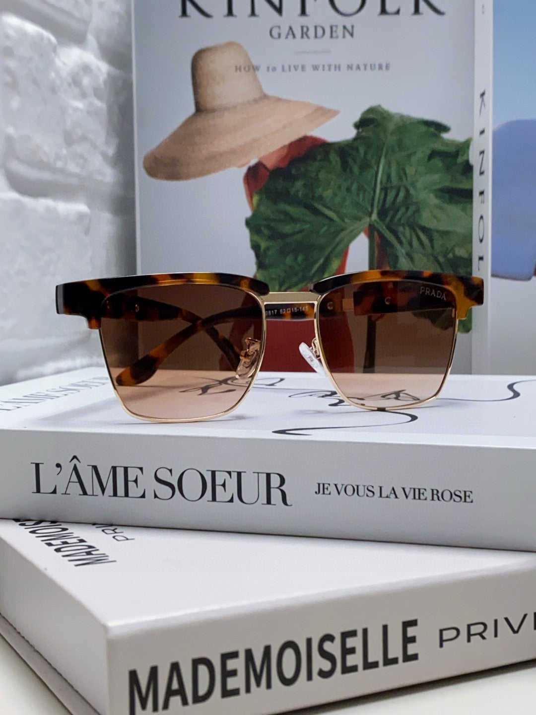 Prada Metal Fashion Red Lens Sunglasses for Men & Women - 465544 - detail image 3