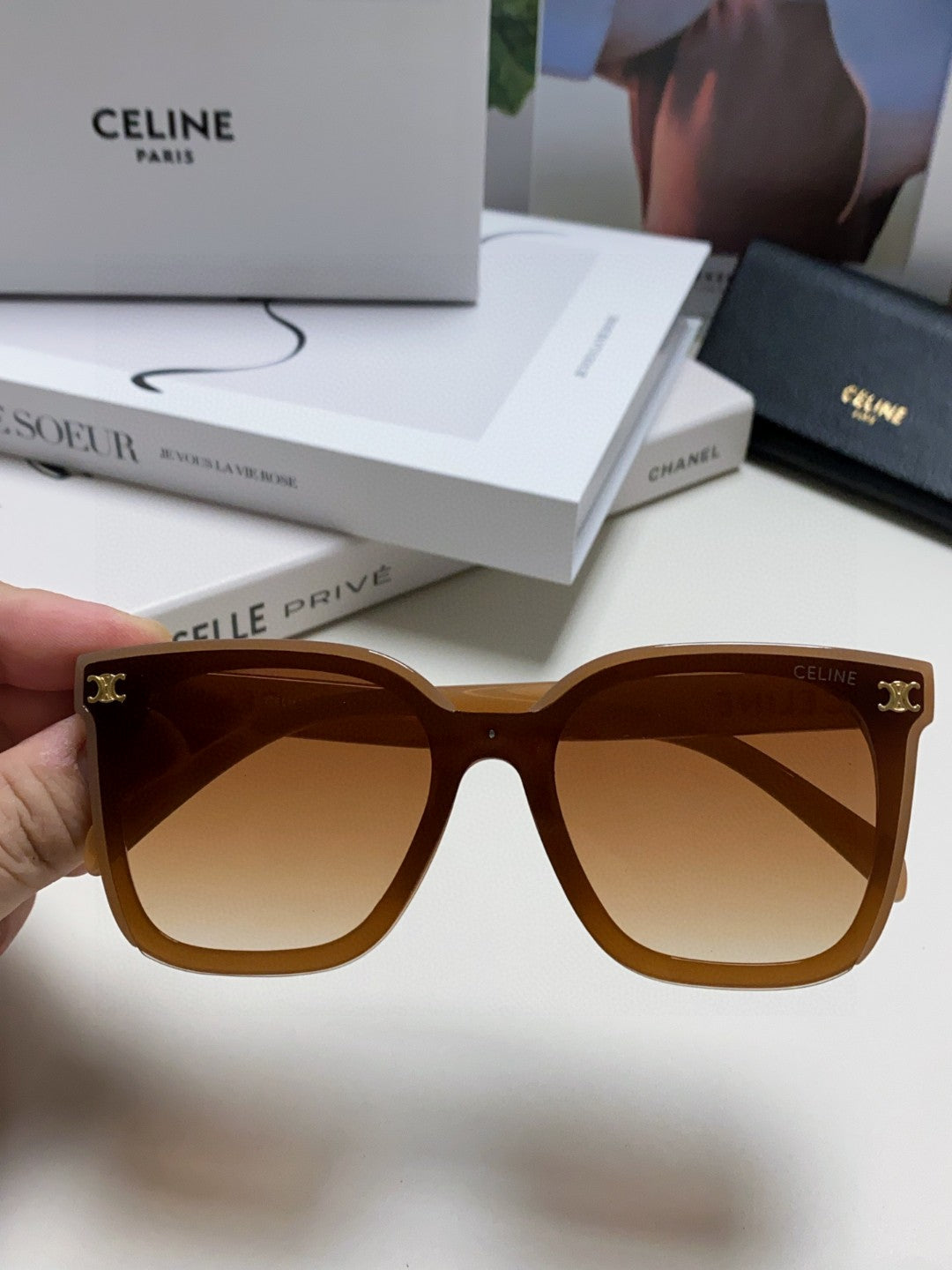 Celine Fashion Brown Lens Sunglasses for Men & Women - 415645 - detail image 3