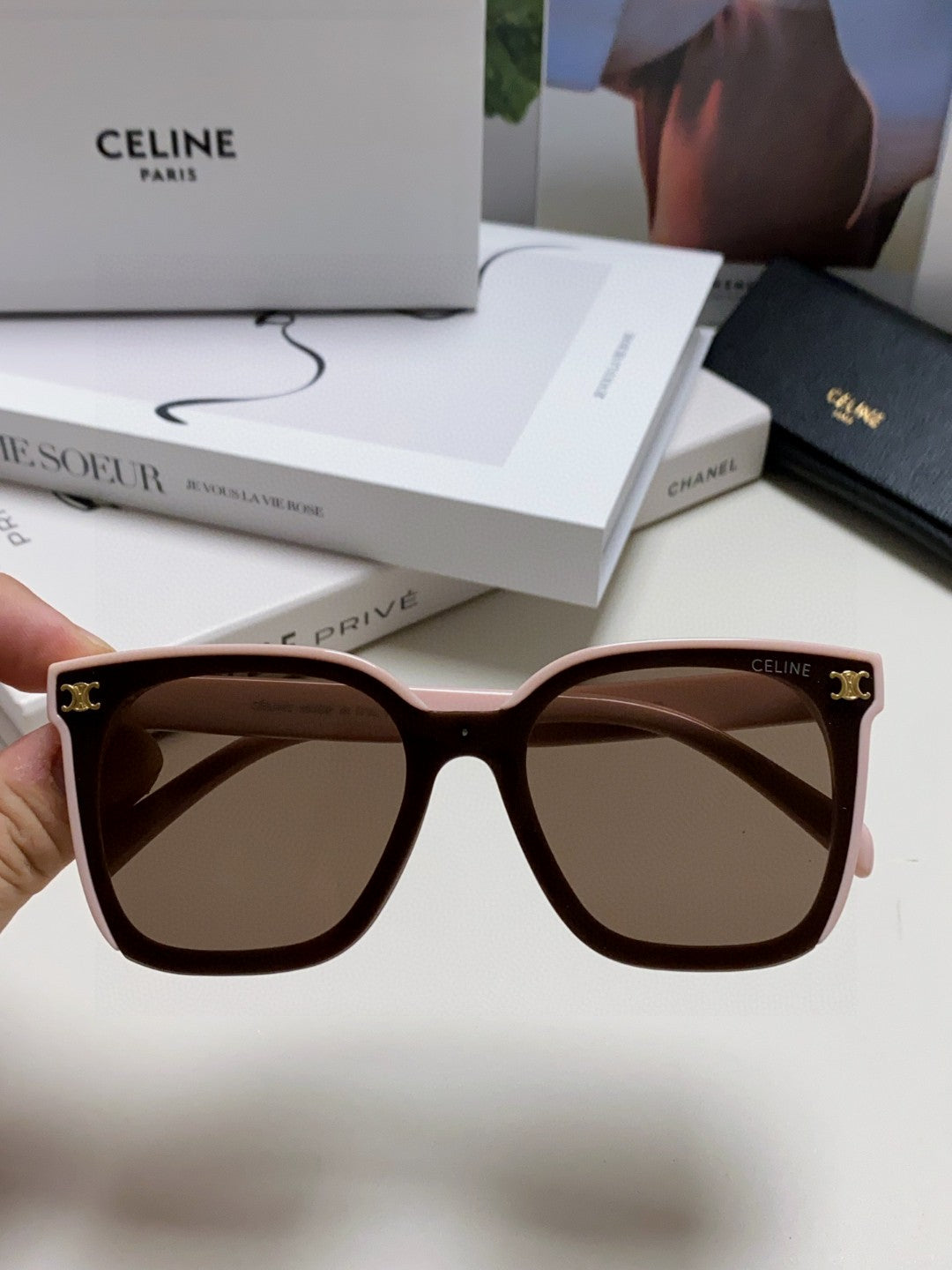 Celine Fashion Gray Lens Sunglasses for Men & Women - 415646 - detail image 3