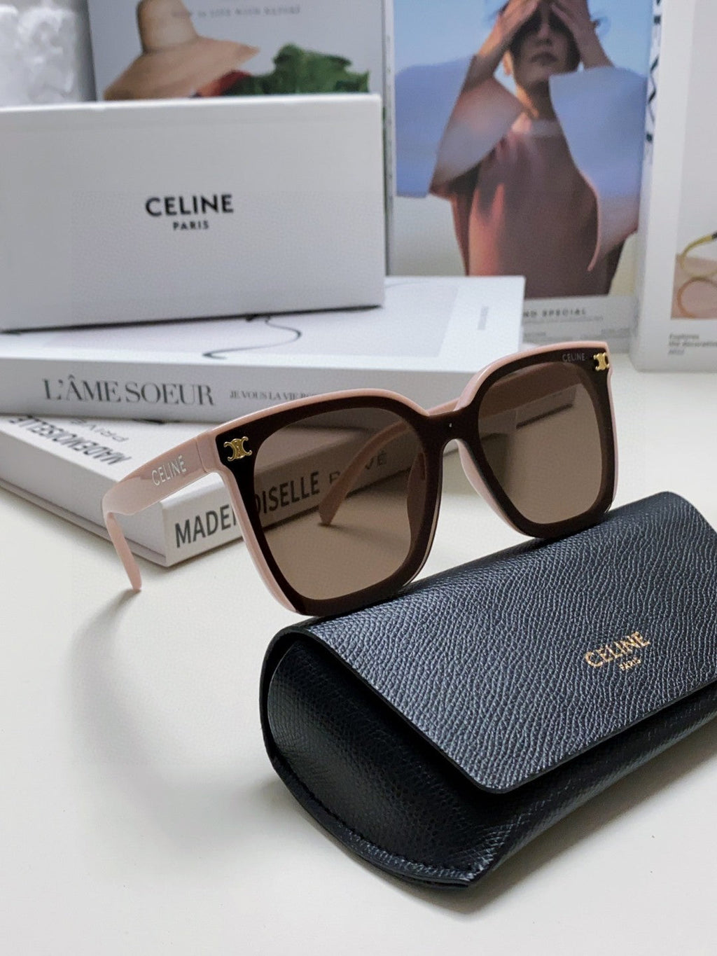 Celine Fashion Gray Lens Sunglasses for Men & Women - 415646 - detail image 7
