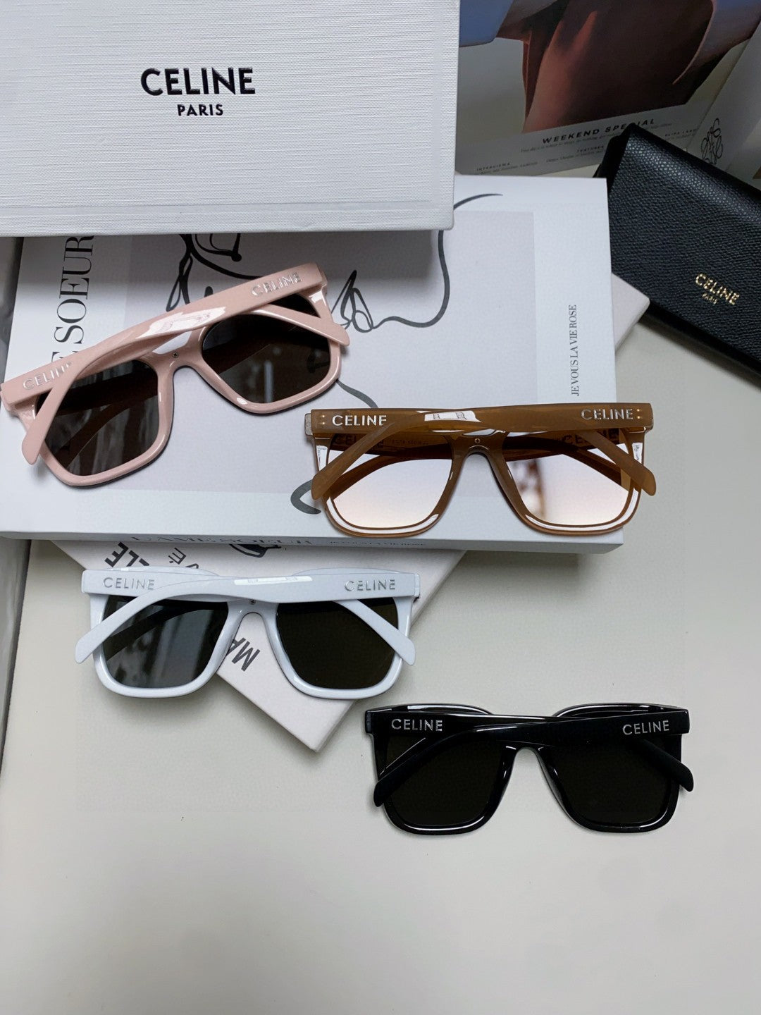 Celine Fashion Gray Lens Sunglasses for Men & Women - detail image 8