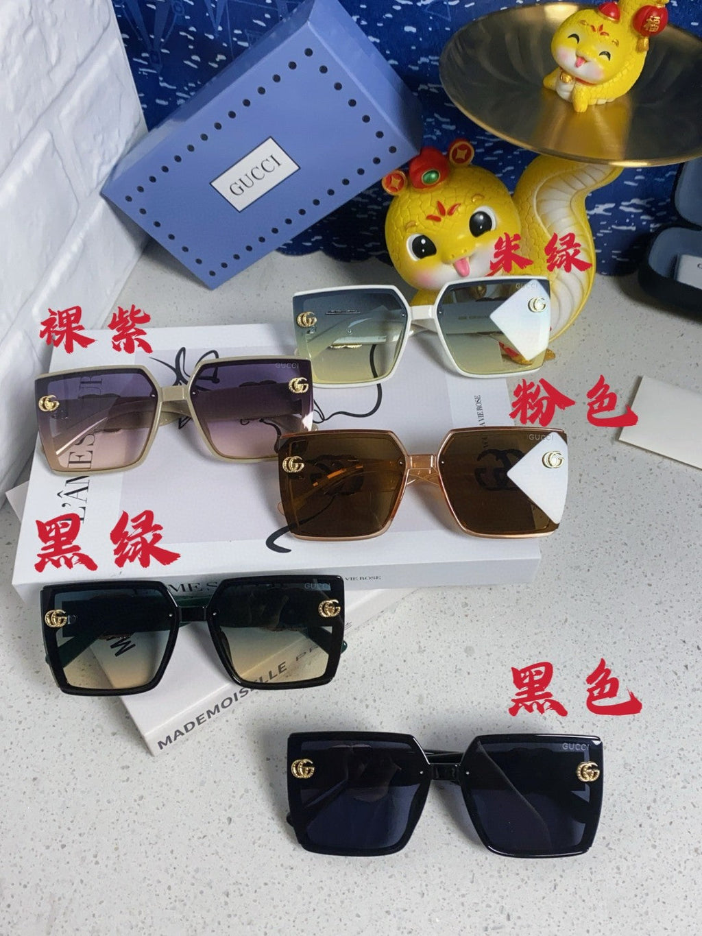 Gucci Polarized Fashion Silver Lens Sunglasses for Women - detail image 12