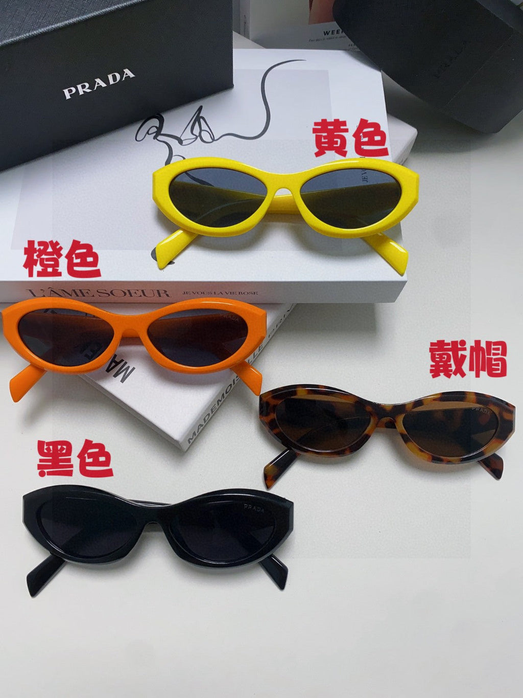 Prada Fashion Brown Lens Sunglasses for Men & Women - 382697 - detail image 8