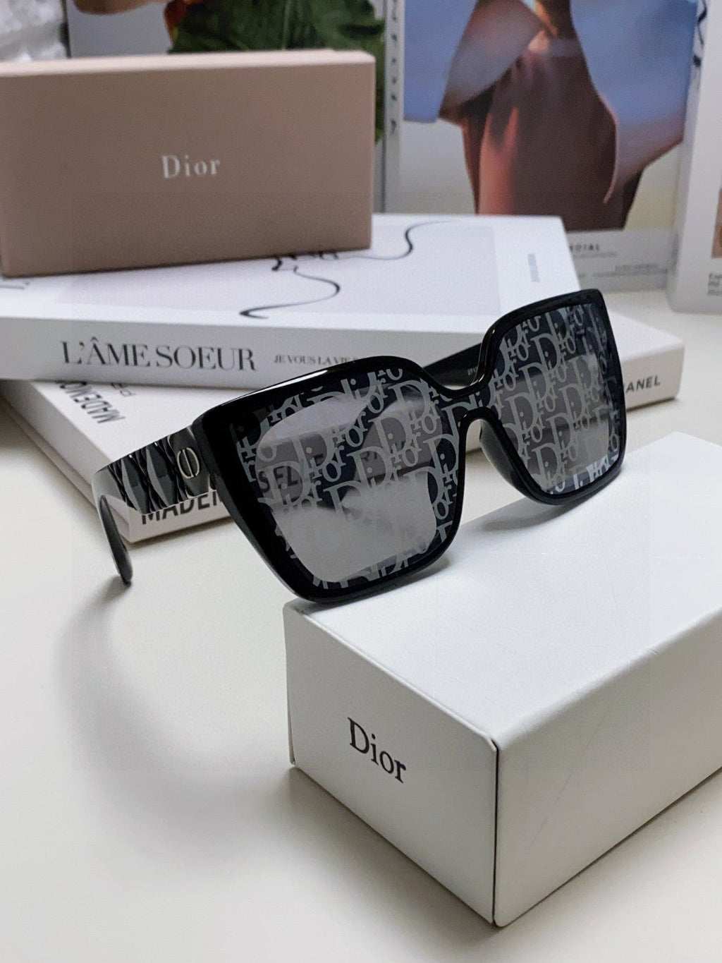 Dior Fashion Silver Lens Sunglasses for Women - 382432 - detail image 7