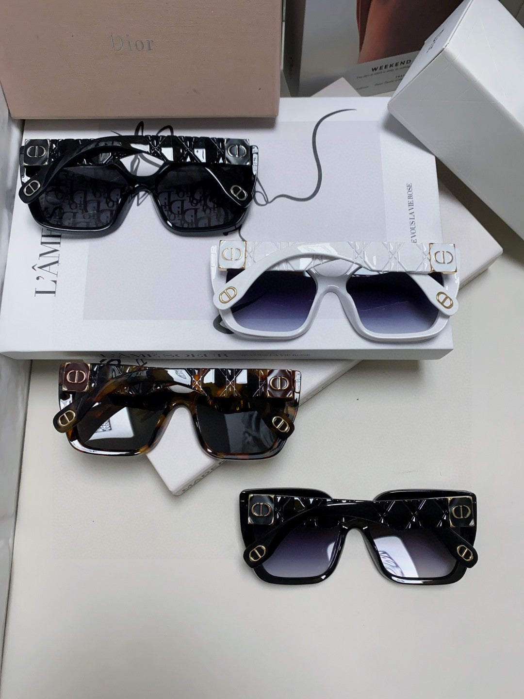 Dior Fashion Silver Lens Sunglasses for Women - 382432 - detail image 8