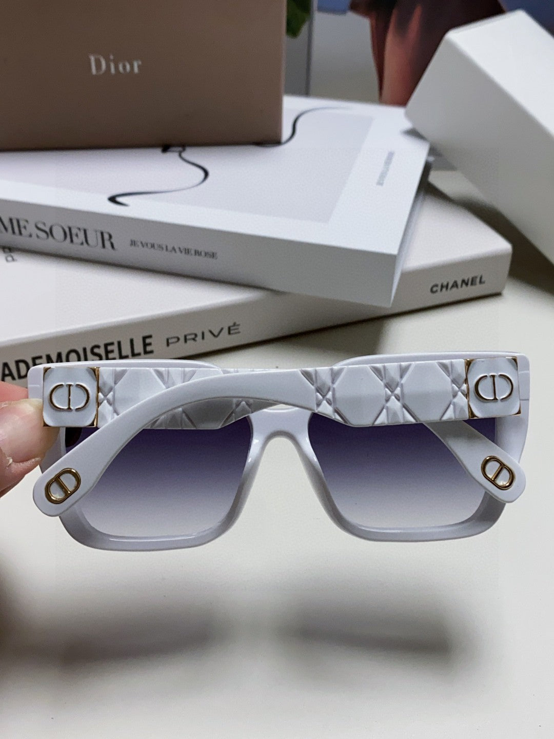 Dior Fashion Silver Lens Sunglasses for Women - 382433 - detail image 4