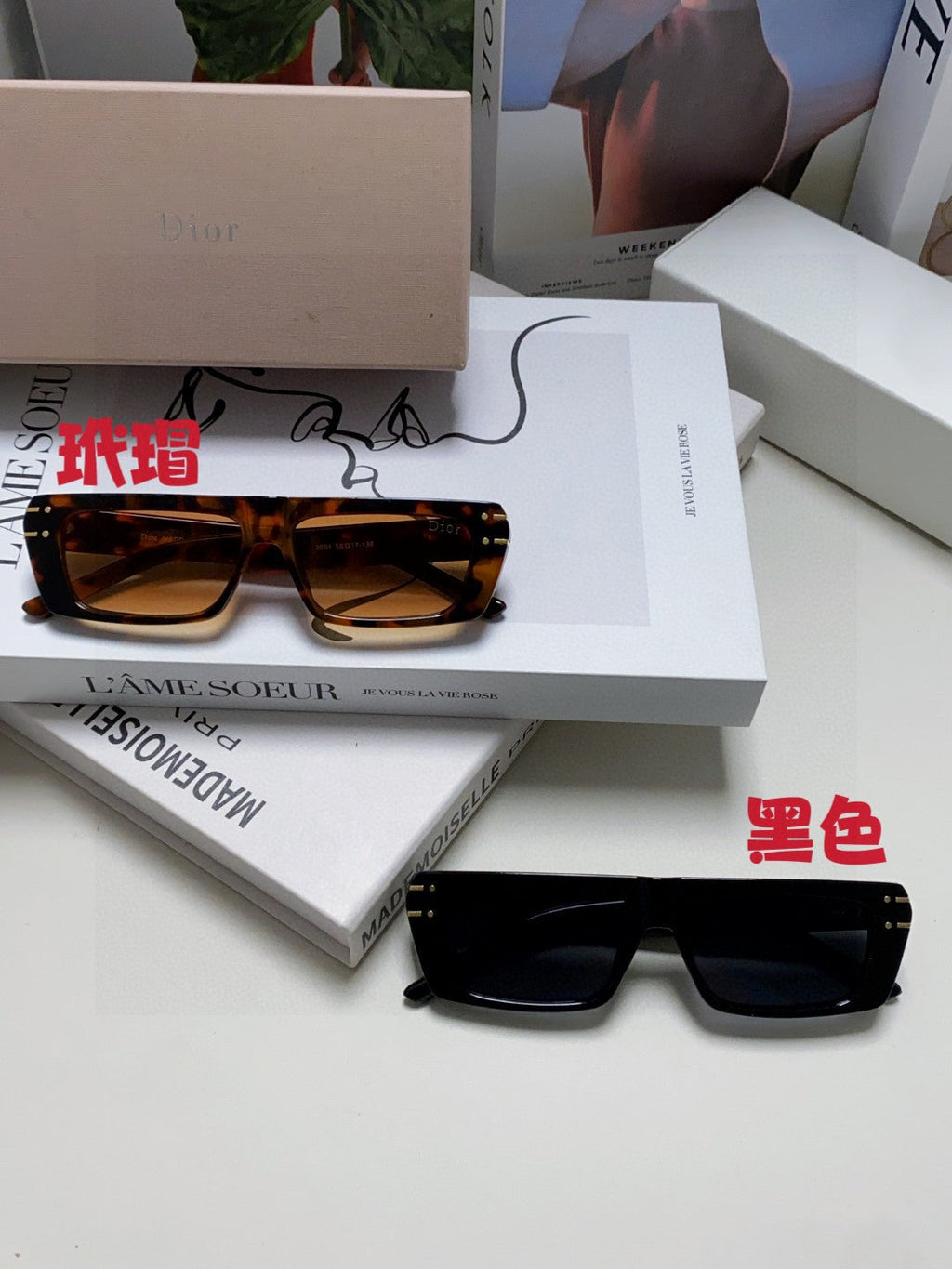 Dior Square Brown Lens Sunglasses for Men & Women - 382436 - detail image 9