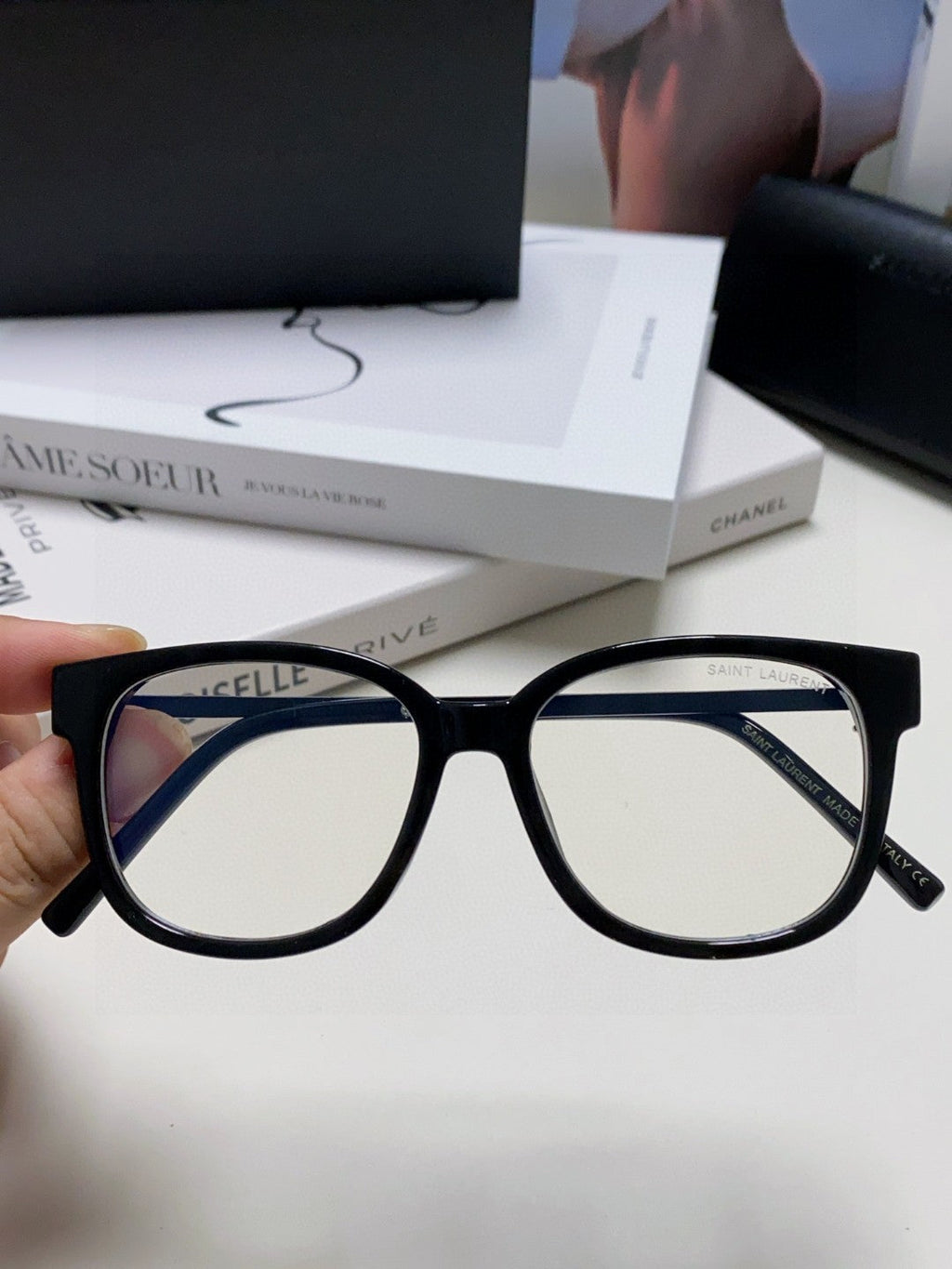 Saint Laurent M480 Fashion Silver Lens Sunglasses for Men & Women - detail image 3
