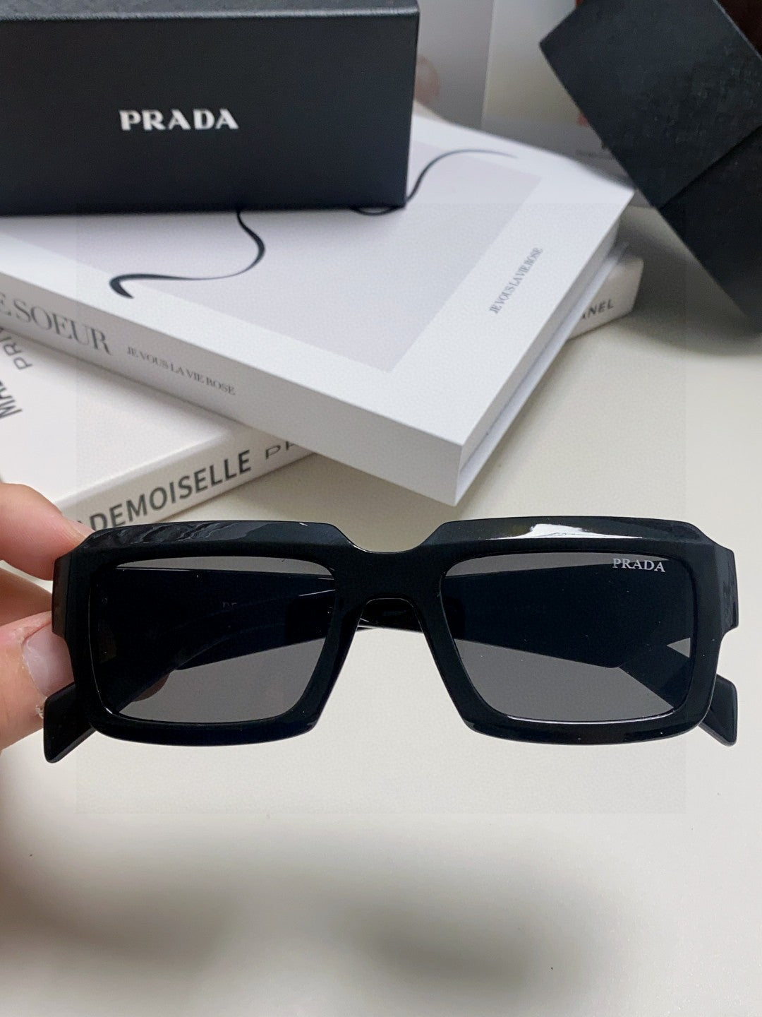 Prada Fashion Gray Lens Sunglasses for Women - 398892 - detail image 2