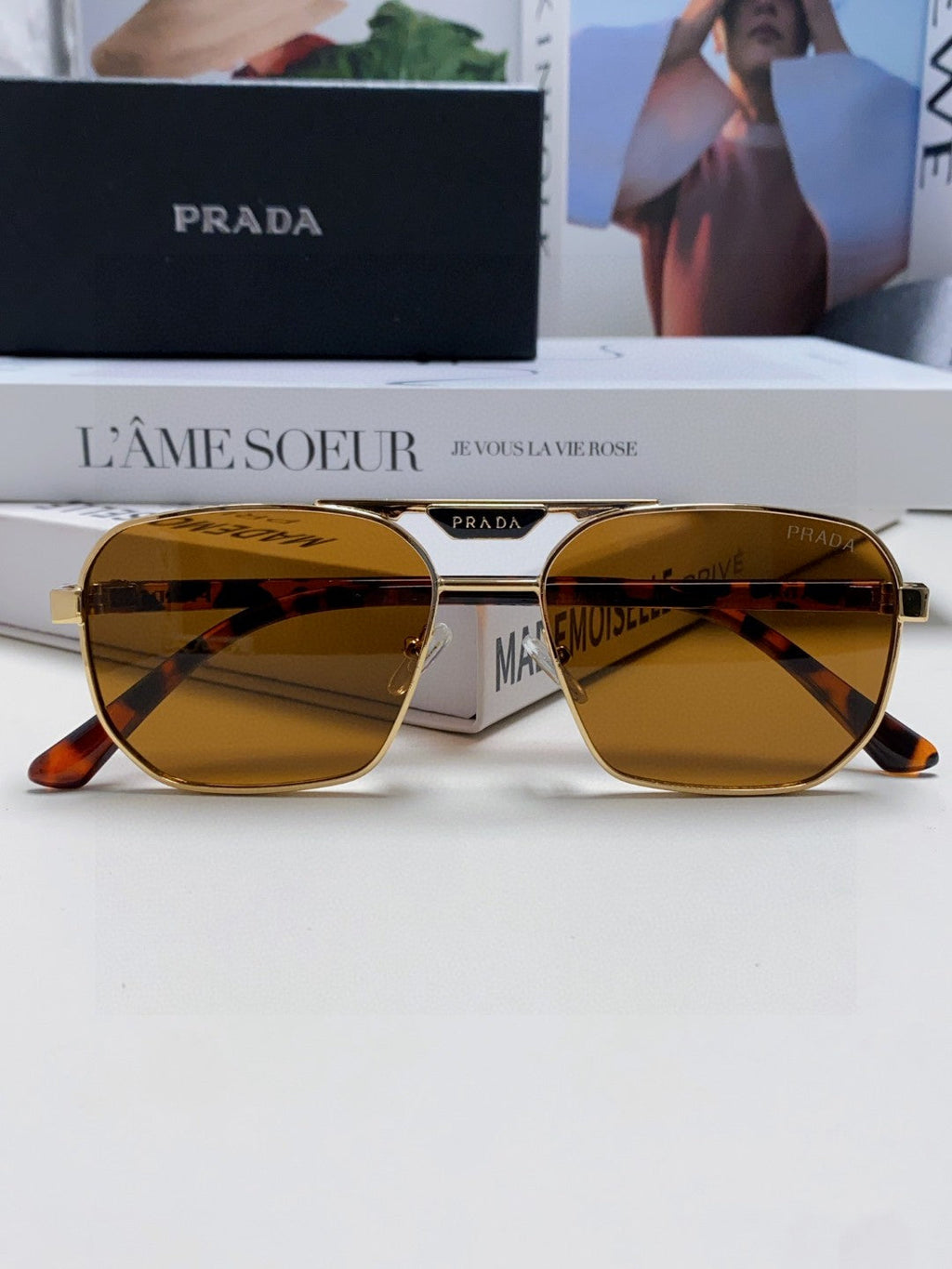 Prada Fashion Brown Lens Sunglasses for Men - 398897 - detail image 8