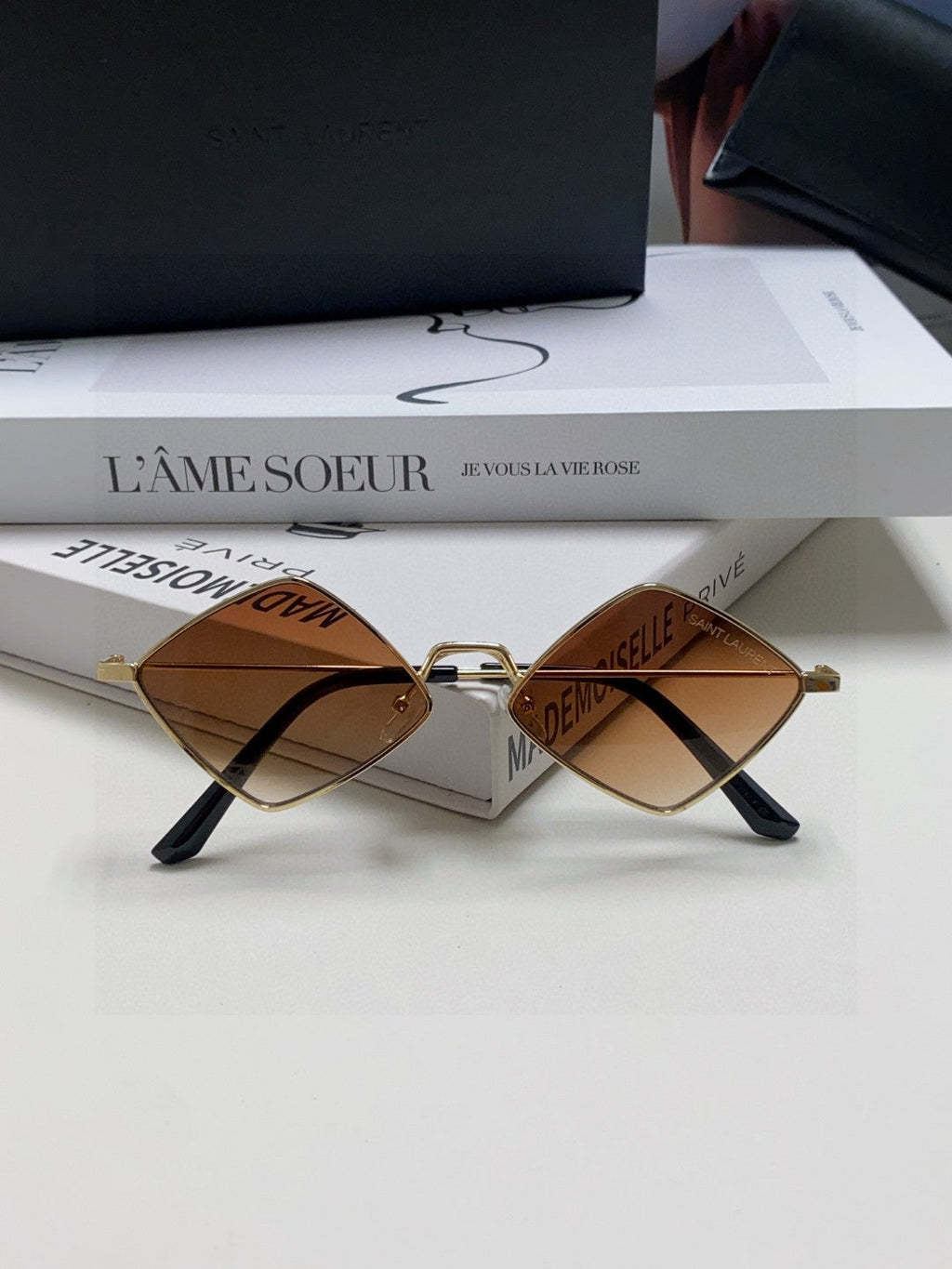 Saint Laurent Fashion Gray Lens Sunglasses for Women - 449195 - detail image 5
