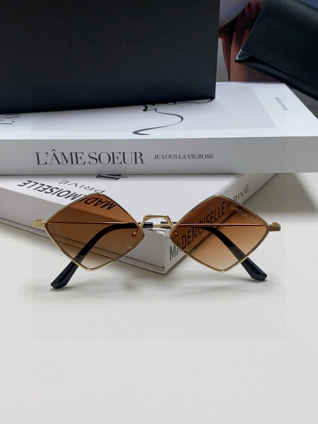 Saint Laurent Fashion Gray Lens Sunglasses for Women - 449195 - detail image 5
