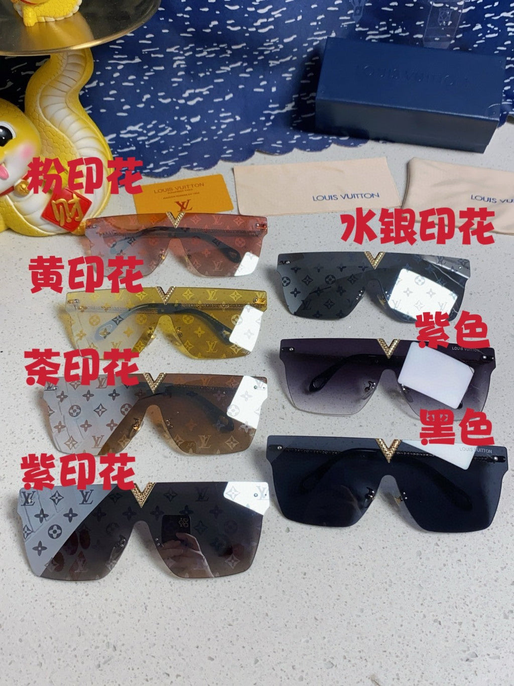 Louis Vuitton Fashion Silver Lens Sunglasses for Men & Women - 493053 - detail image 12