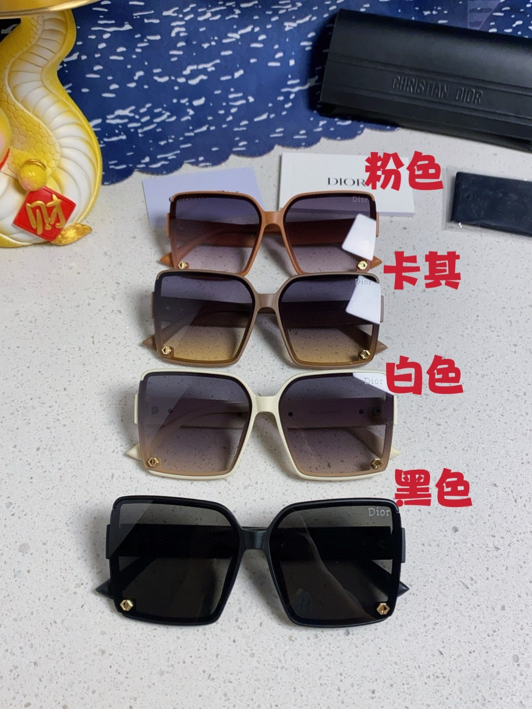 Dior Polarized Fashion Gray Lens Sunglasses for Women - 997974 - detail image 12