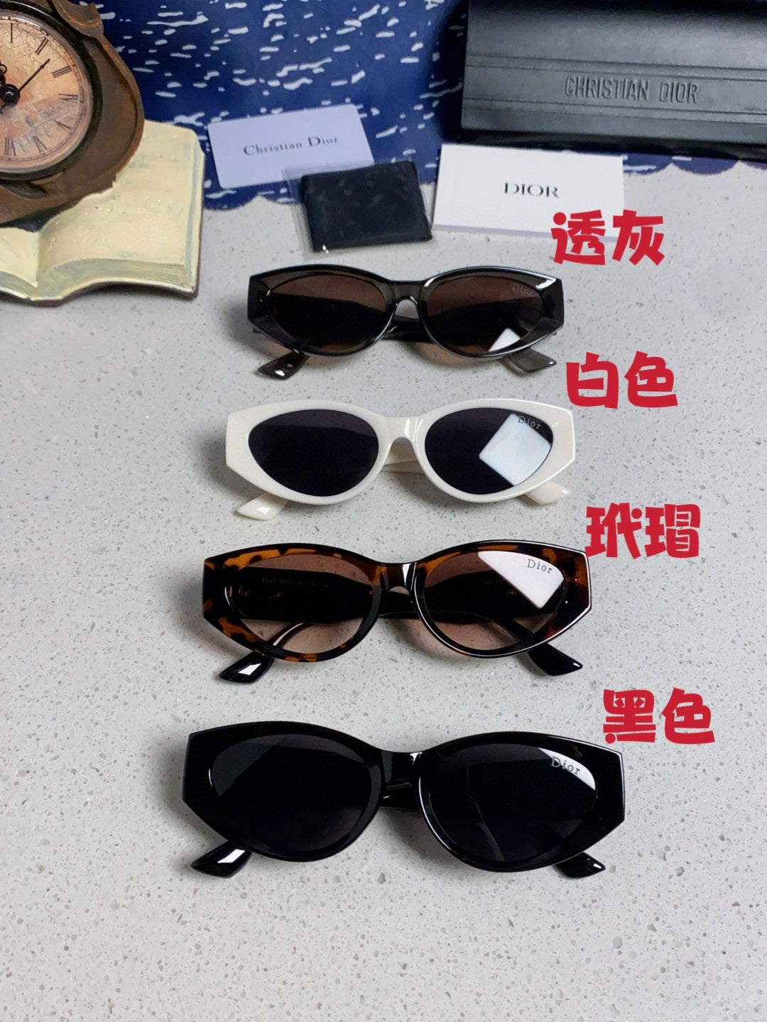Dior Polarized Fashion Silver Lens Sunglasses for Women - 867129 - detail image 12