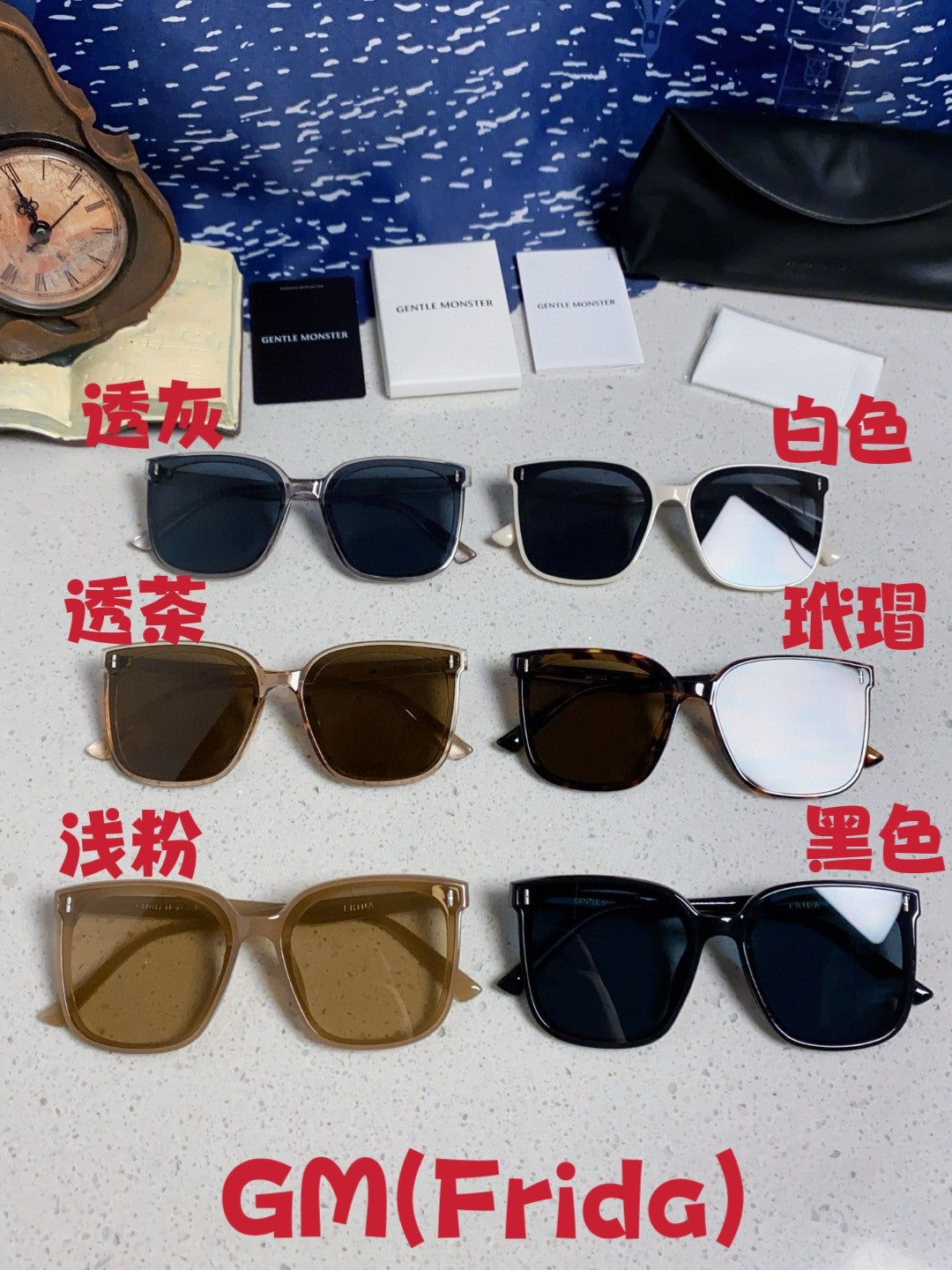 Gentle Monster FIRDA Oversized Gray Lens Sunglasses for Women - detail image 12