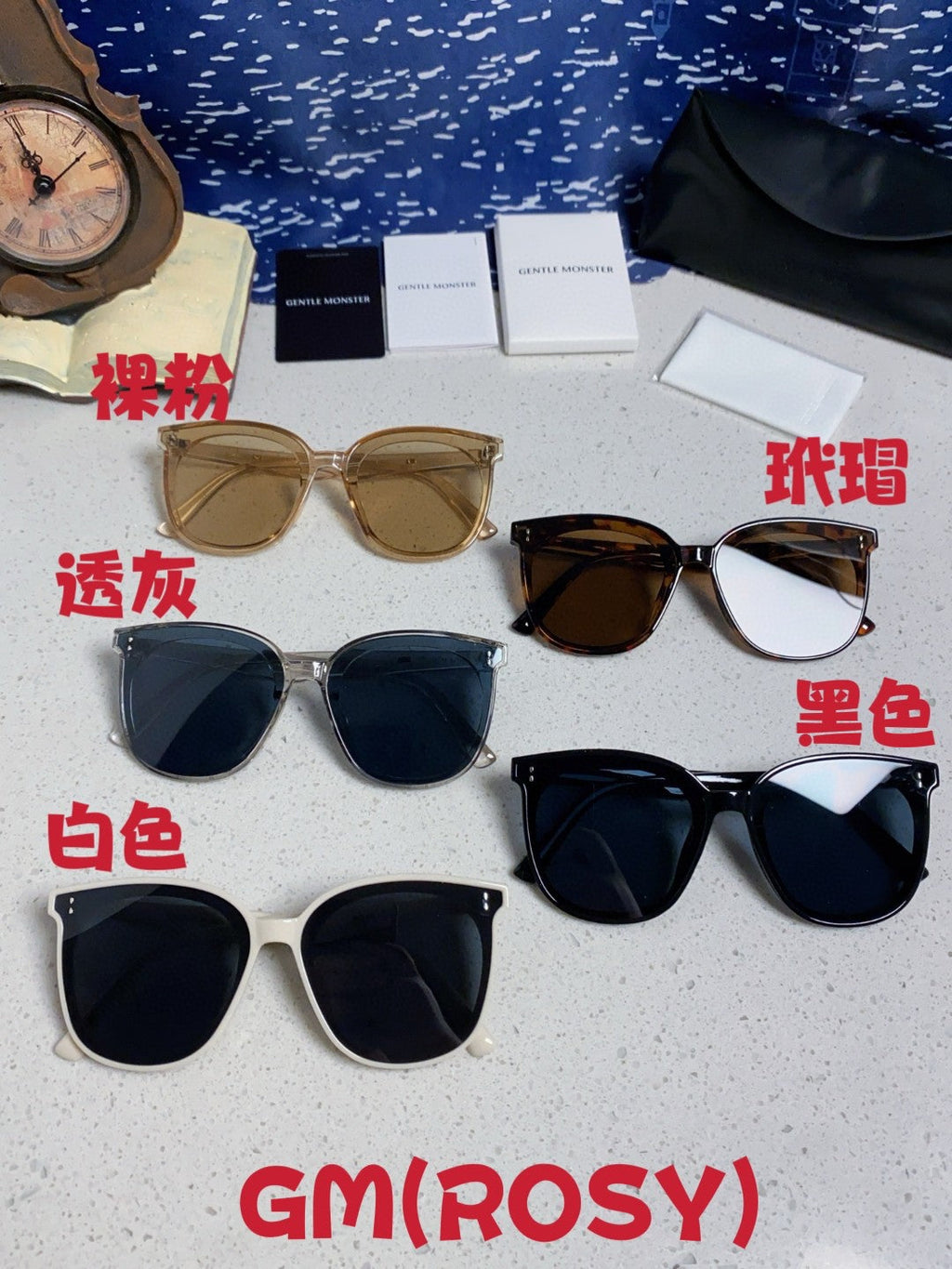 Gentle Monster ROSY Square Brown Lens Sunglasses for Men & Women - 998486 - detail image 12