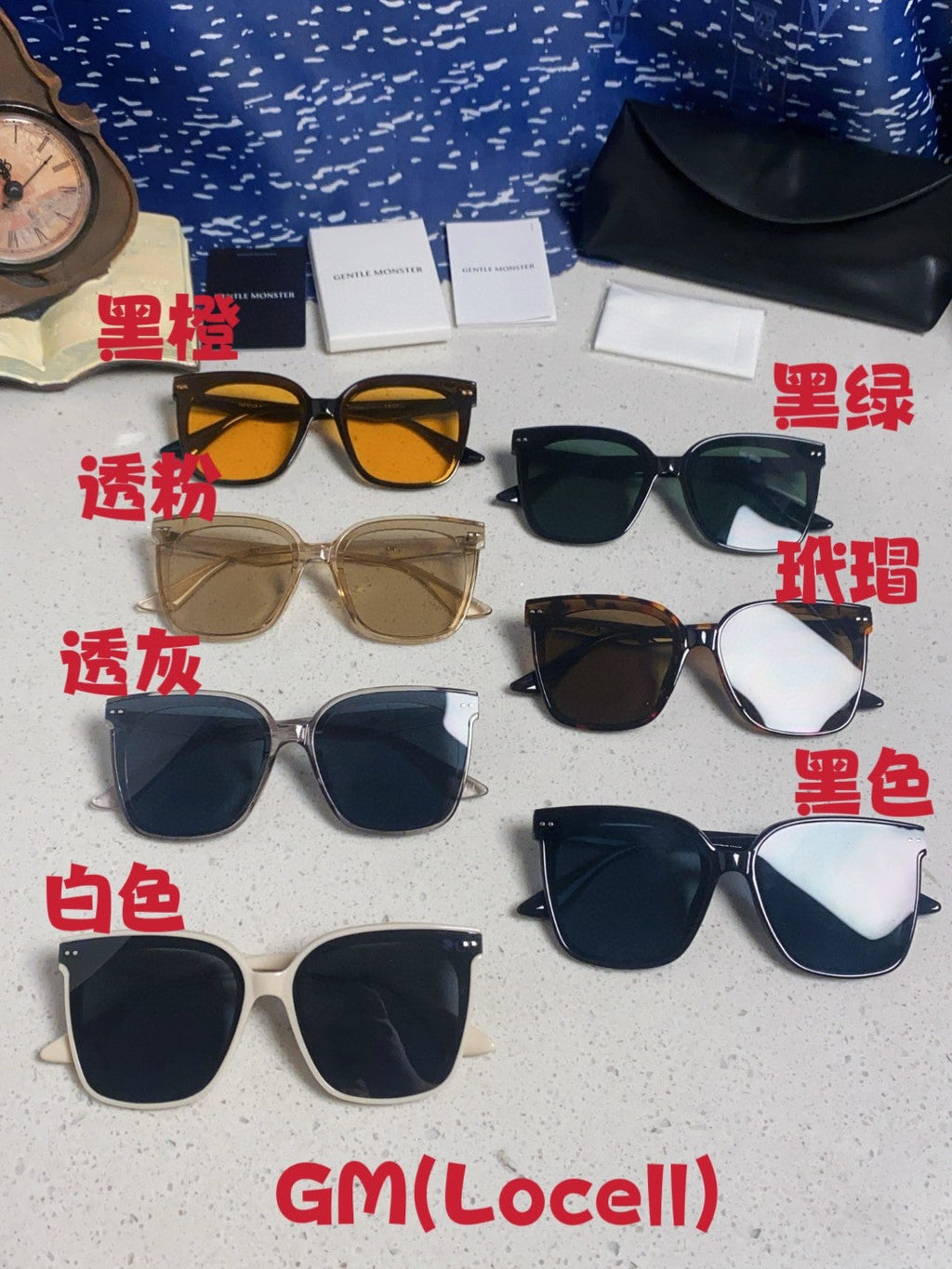 Gentle Monster LOCELL Polarized Oversized Black Lens Sunglasses - 449989 - detail image 12