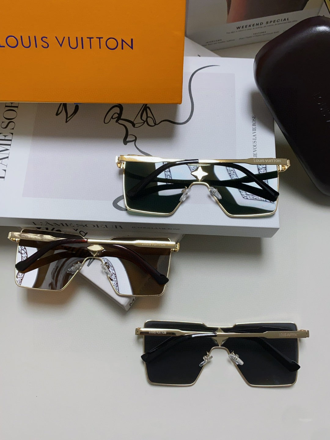 Louis Vuitton Z1700U Metal Fashion Brown Lens Sunglasses for Men & Wo - 448628 - detail image 8