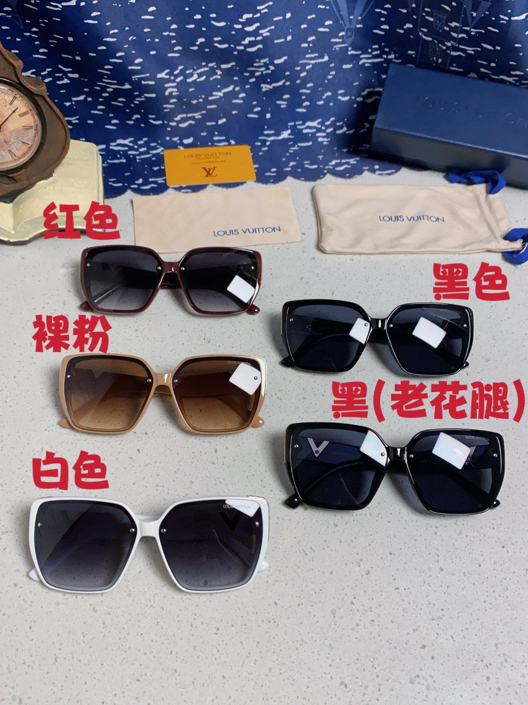 Louis Vuitton Fashion Silver Lens Sunglasses for Women - 486217 - detail image 12