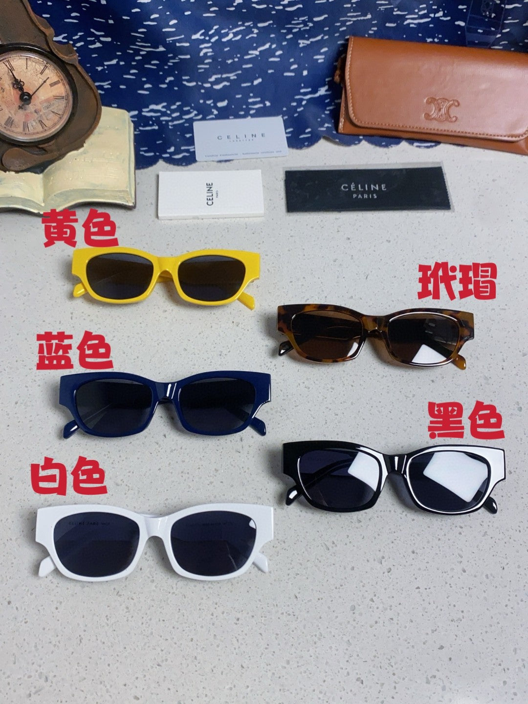 Celine Fashion Blue Lens Sunglasses for Men & Women - 431990 - detail image 12
