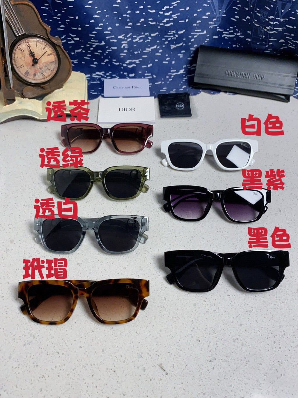 Dior Oversized Gray Lens Sunglasses for Women - detail image 12