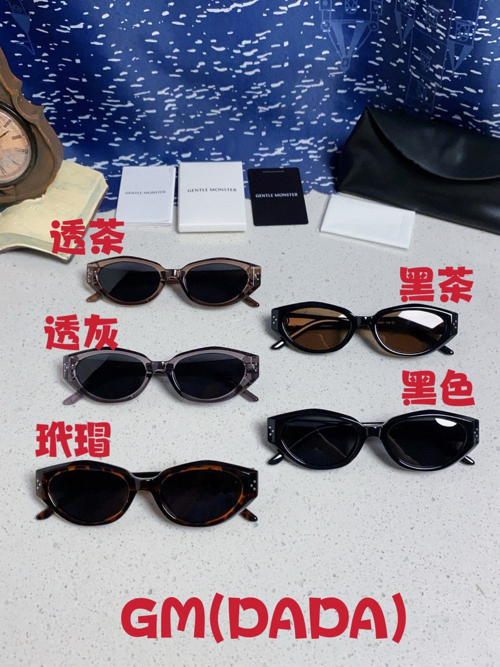Gentle Monster DADA Cat-Eye Silver Lens Sunglasses for Men & Women - detail image 12
