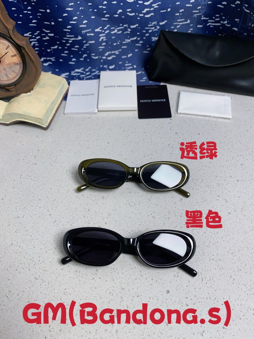 Gentle Monster BANDONA Round Black Lens Sunglasses for Men & Women - 432957 - detail image 12