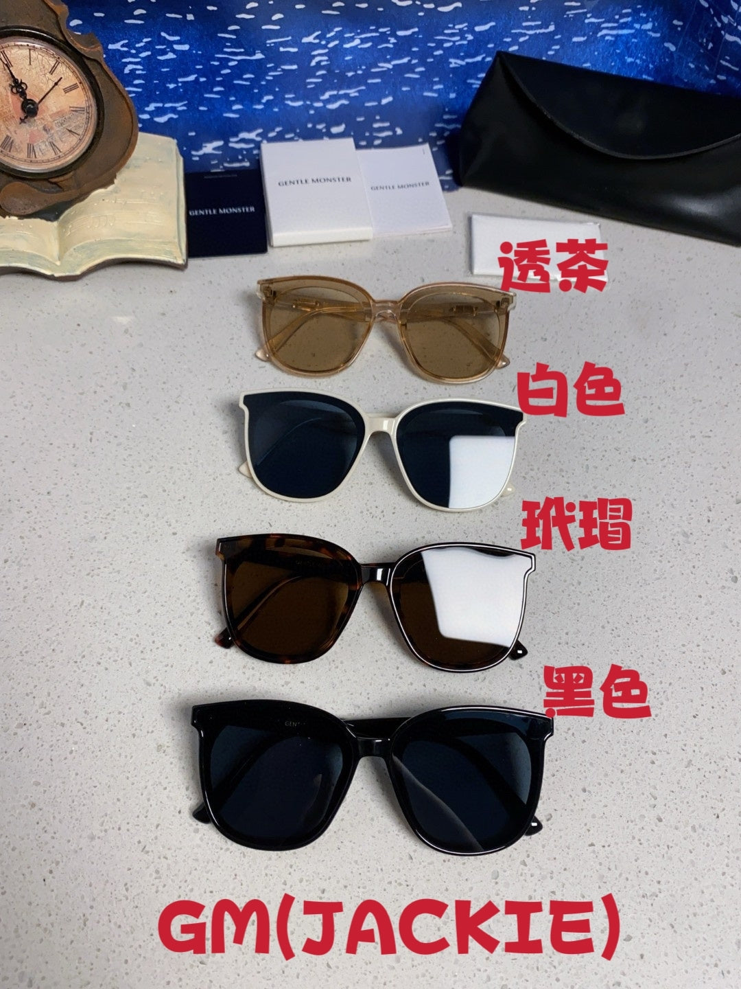 Gentle Monster JACKIE Fashion Blue Lens Sunglasses for Men & Women - detail image 12