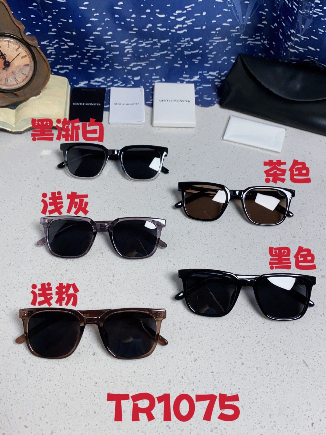 Gentle Monster TR1076 Fashion Brown Lens Sunglasses for Men & Women - detail image 12