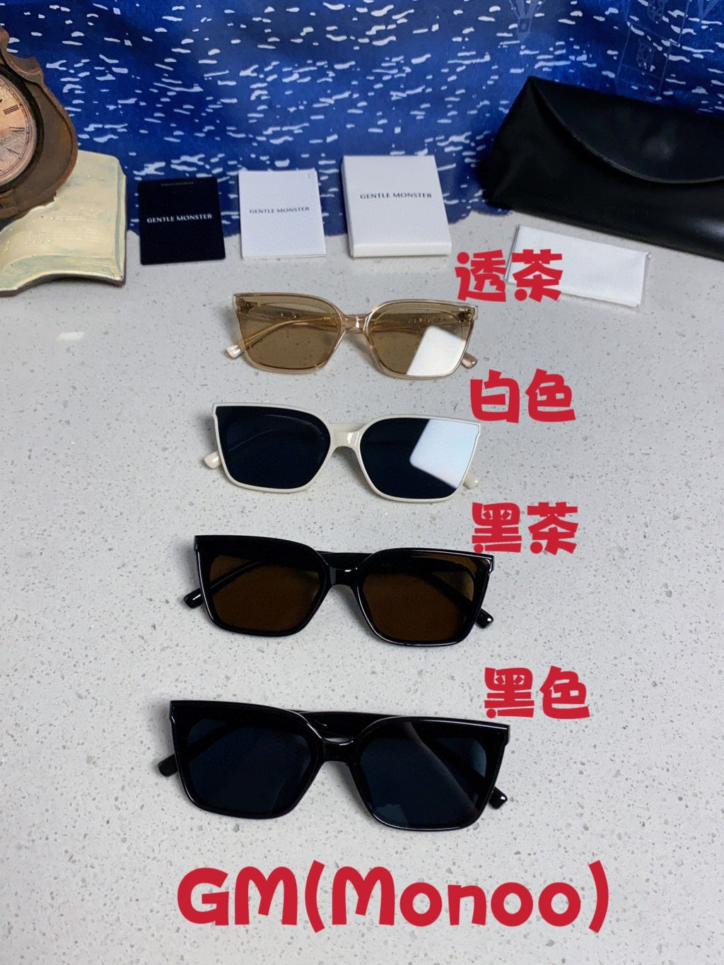Gentle Monster MONOO Polarized Square Silver Lens Sunglasses for Men & Women - detail image 11
