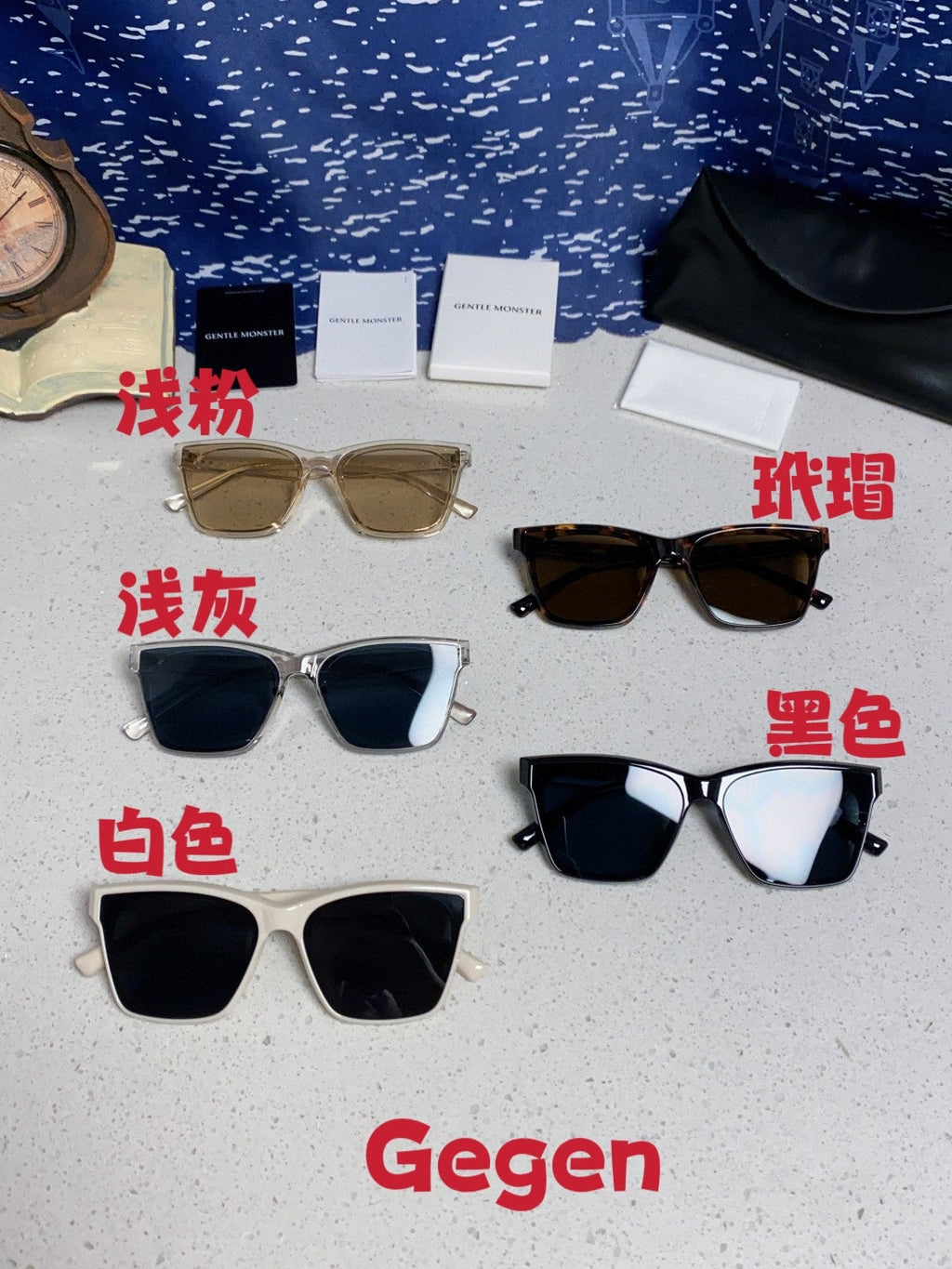 Gentle Monster GEGEN Square Silver Lens Sunglasses for Men & Women - detail image 12