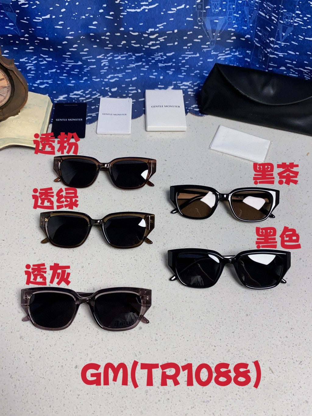 Gentle Monster TR1088 Square Silver Lens Sunglasses for Women - 449975 - detail image 12