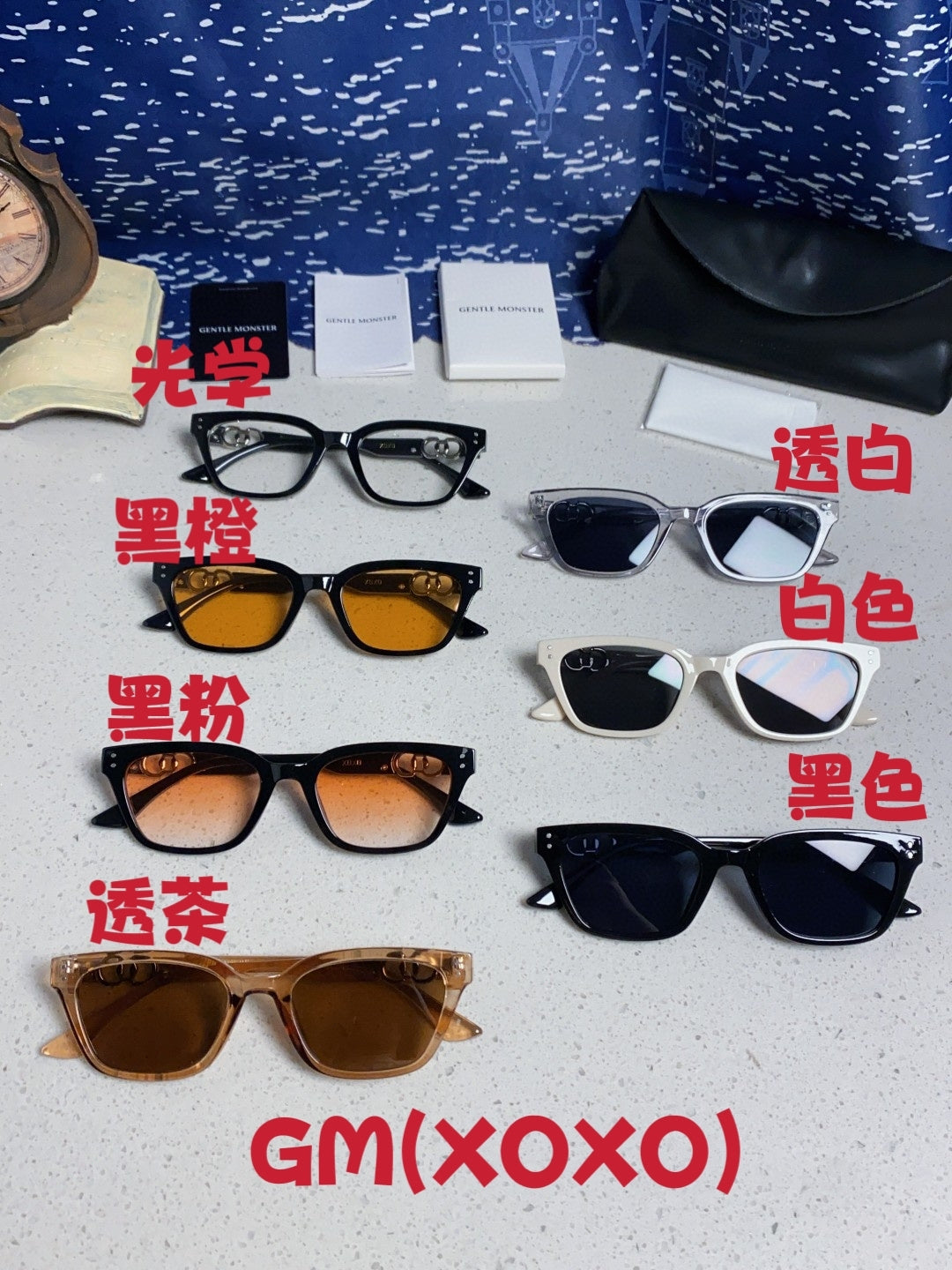 Gentle Monster XOXO Square Silver Lens Sunglasses for Men & Women - 158678 - detail image 11
