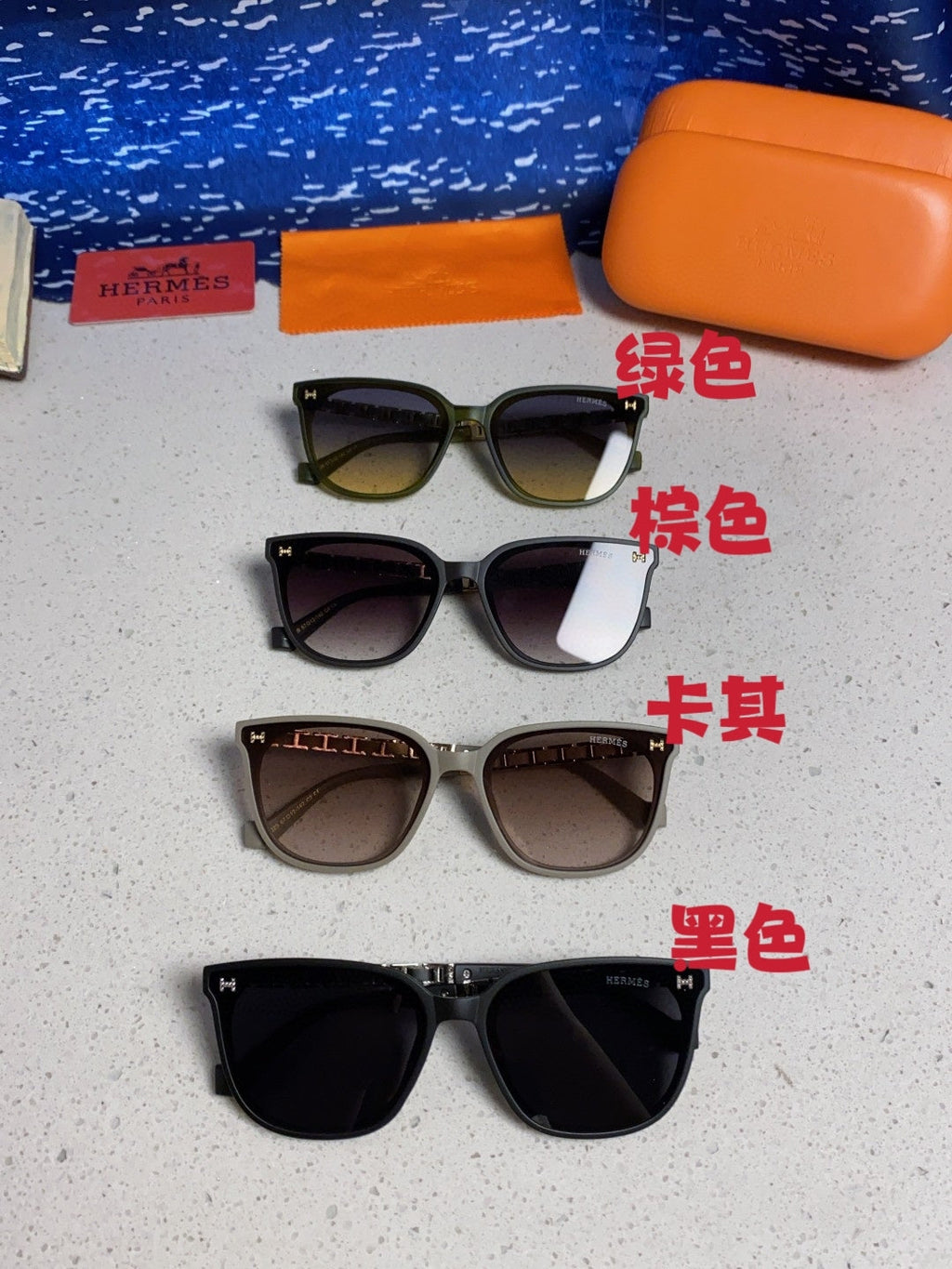 Hermès Fashion Silver Lens Sunglasses for Women - detail image 12