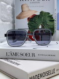 Prada Aviator Blue Lens Sunglasses for Men & Women