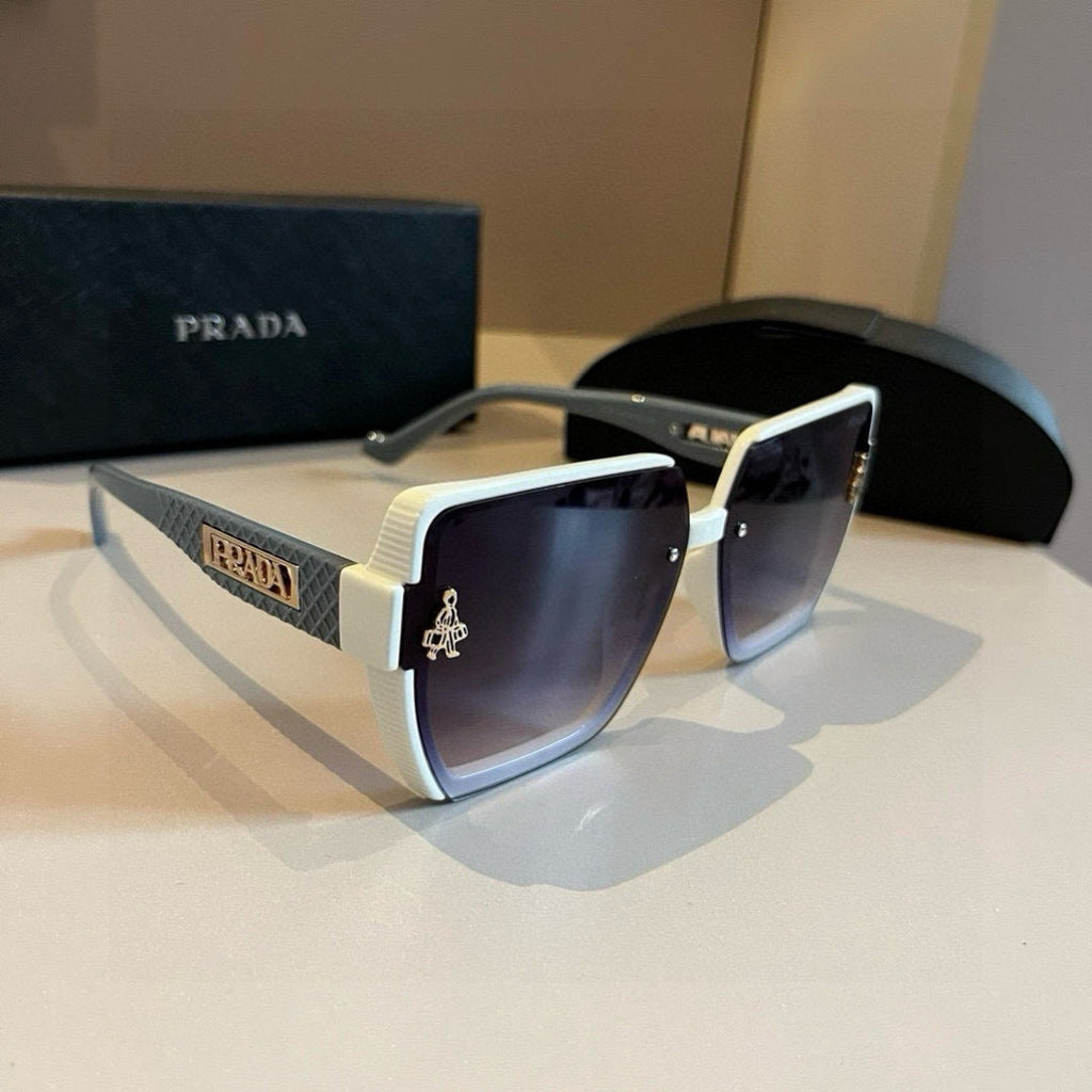 Prada Fashion Gold Lens Sunglasses for Women
