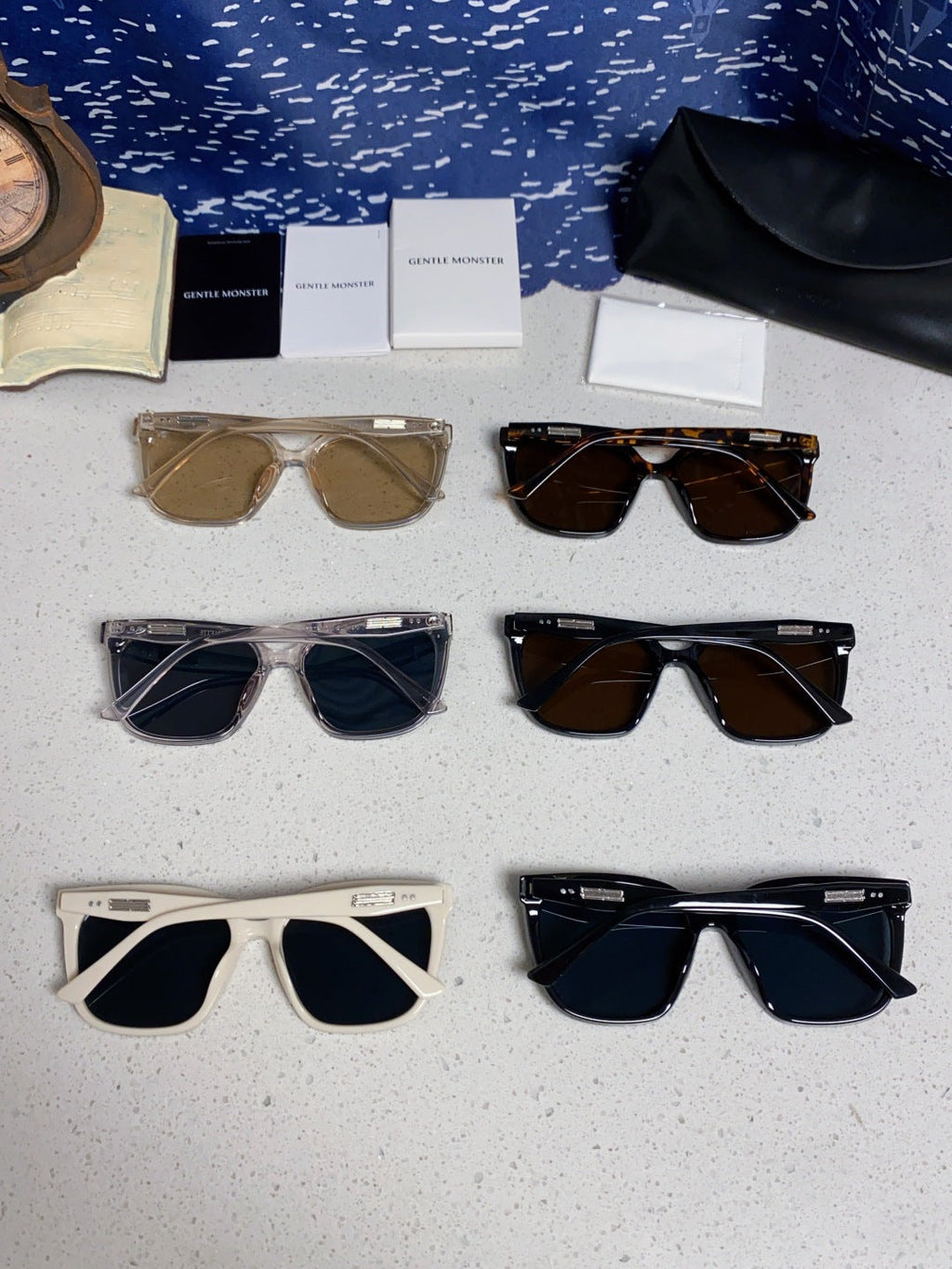 Gentle Monster PALETTE Fashion Black Lens Sunglasses for Men & Women - 158656 - detail image 11