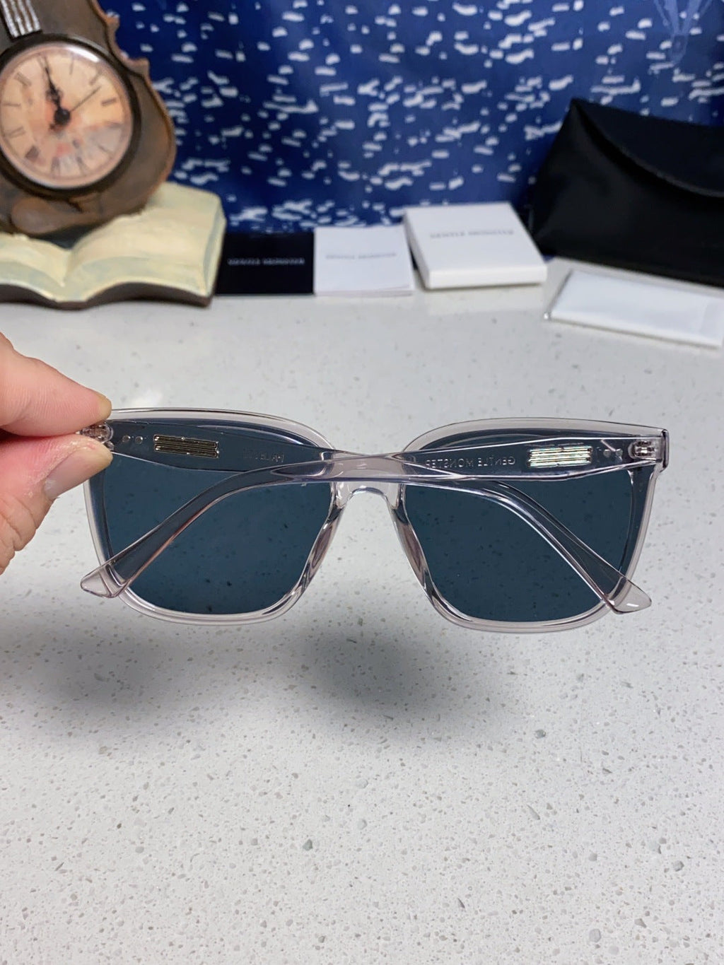Gentle Monster PALETTE Fashion Black Lens Sunglasses for Men & Women - 158656 - detail image 5