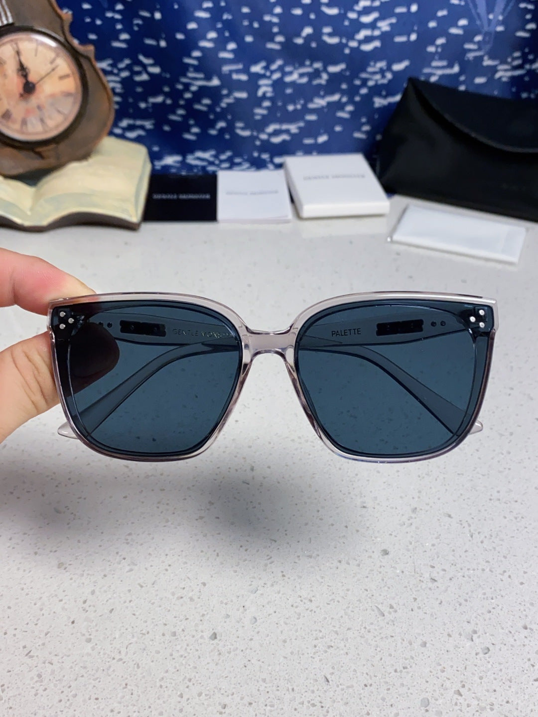 Gentle Monster PALETTE Fashion Black Lens Sunglasses for Men & Women - 158656 - detail image 4